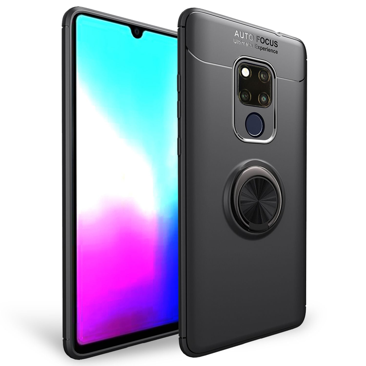 NALIA Ring Hülle für Huawei Mate20 X, Silikon Case Cover Etui für KFZ Halterung Default Title NALIA Protective Hülle
