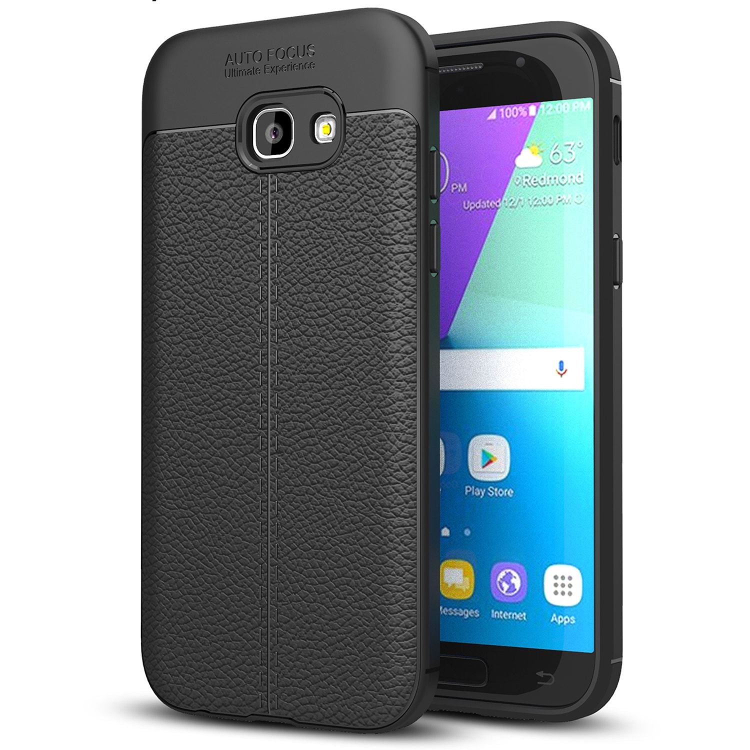 Samsung Galaxy A5 2017 Leder Look Handy Hülle von NALIA Silikon Case Cover Schutz Default Title NALIA