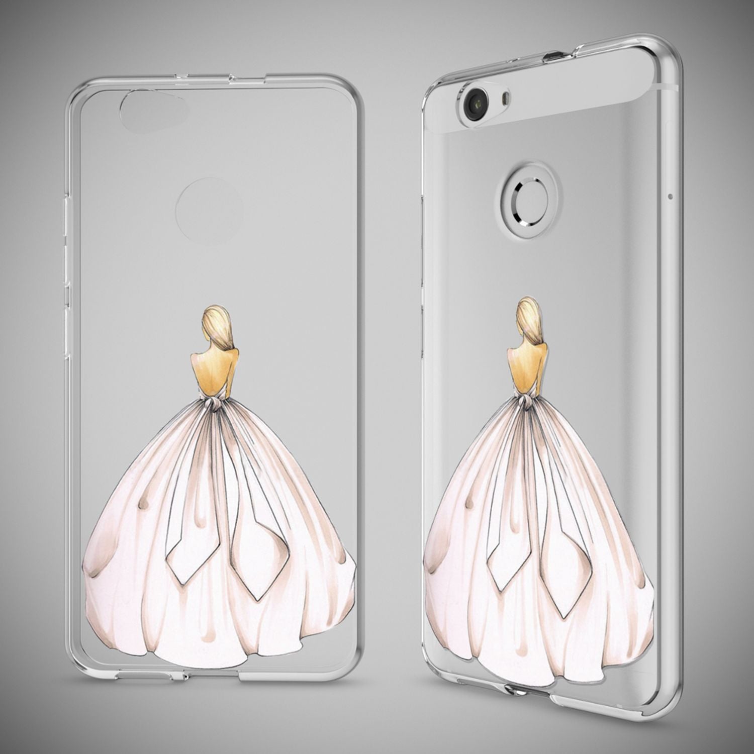 Huawei Nova Handy Hülle von NALIA, Silikon Motiv Case Cover Muster TPU Schutz Mandala Türkis Grün NALIA