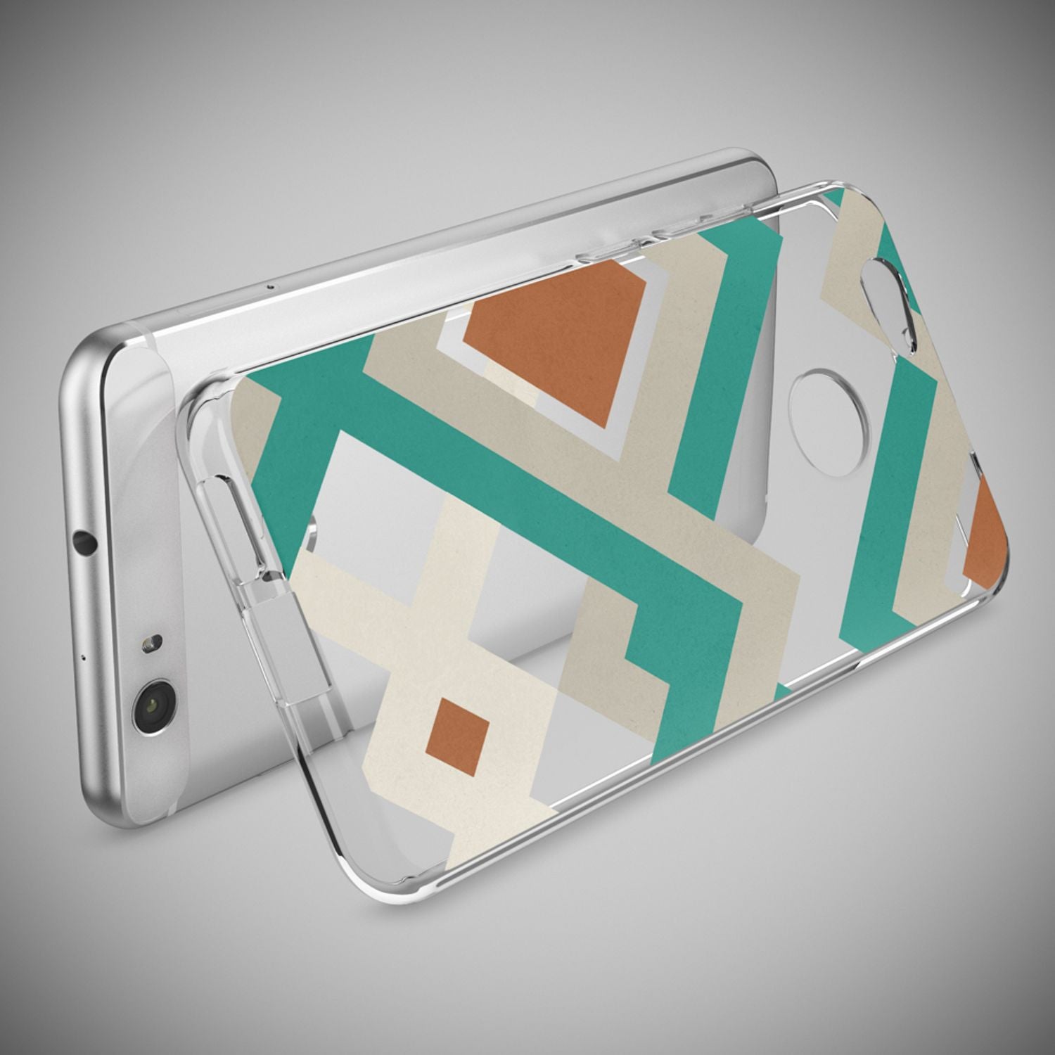 Huawei Nova Handy Hülle von NALIA, Silikon Motiv Case Cover Muster TPU Schutz Retro Lines NALIA