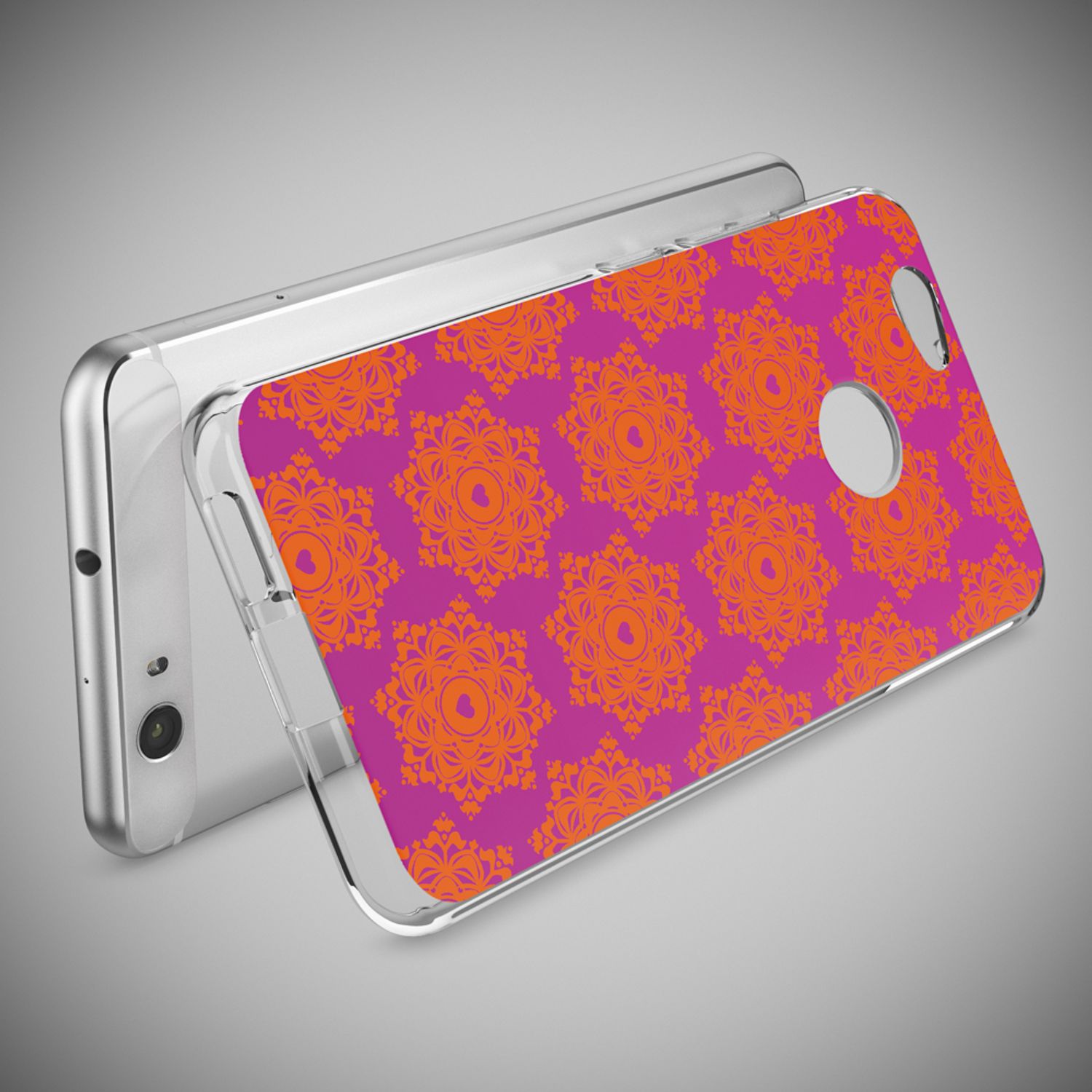 Huawei Nova Handy Hülle von NALIA, Silikon Motiv Case Cover Muster TPU Schutz Retro Lines NALIA