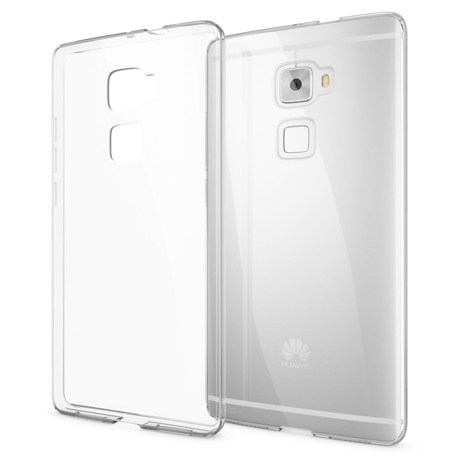 NALIA Hülle für Huawei Mate S, Slim Handyhülle Case Cover Crystal Schutzhülle NALIA Transparente Hülle