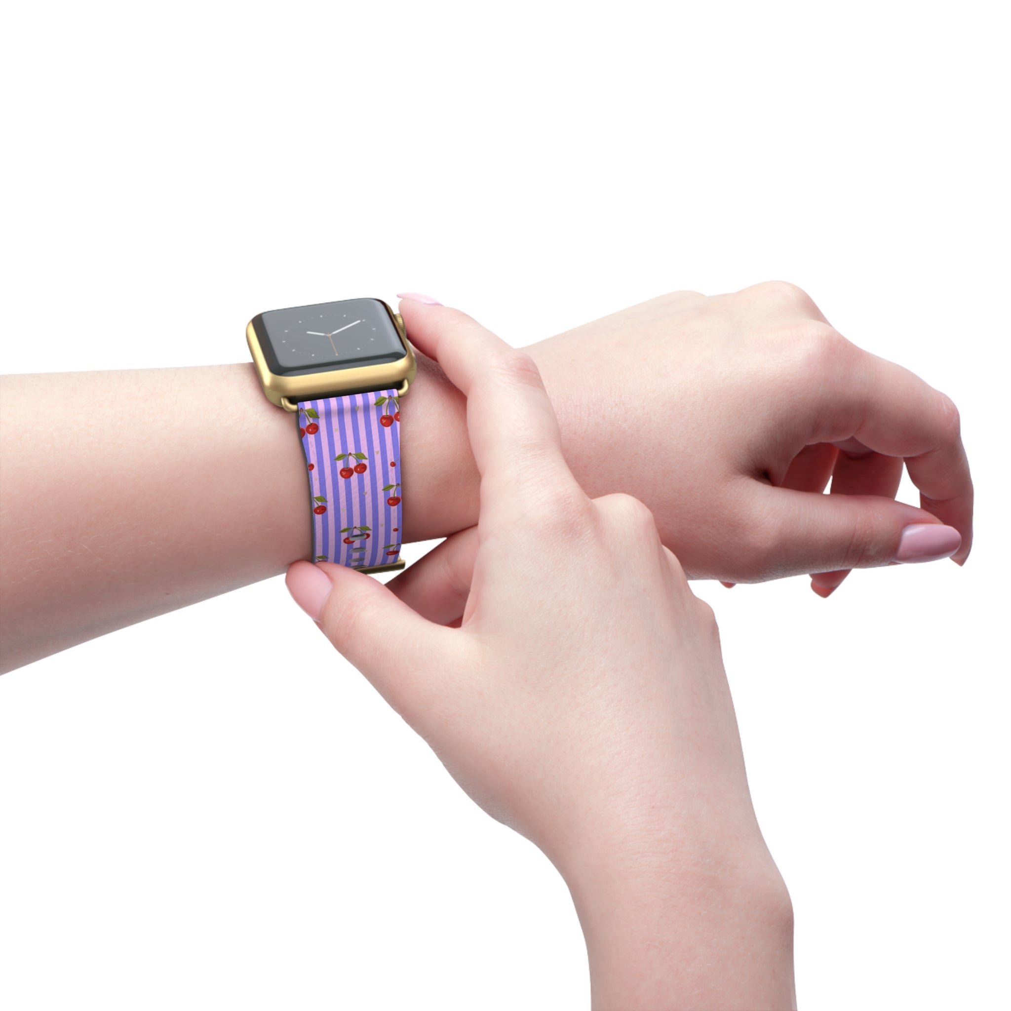 Cherie - Apple Watch Armband 44-49mm & 42 (Serie 1-3) 42 - 45 mm Rose Gold Matte Printify Accessories