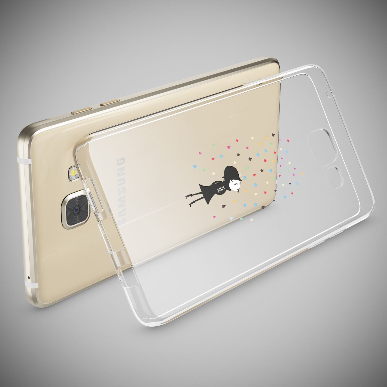 NALIA Transparente Silikonhülle Samsung Galaxy A5 2016 Case Anti-Gelb stoßfest NALIA