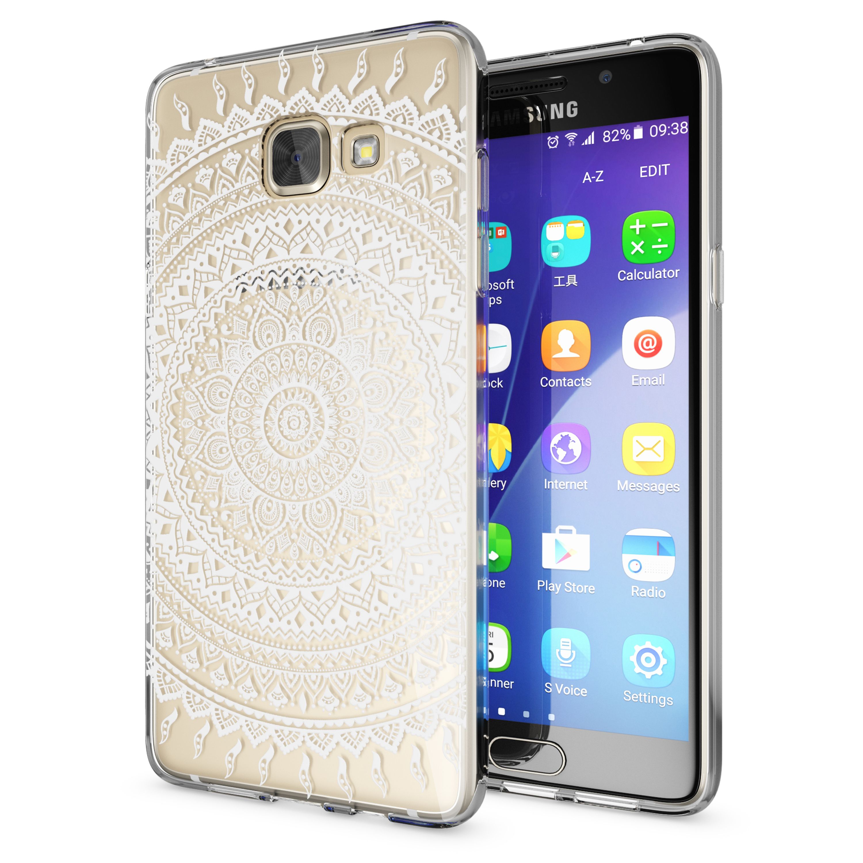 NALIA Transparente Silikonhülle Samsung Galaxy A5 2016 Case Anti-Gelb stoßfest NALIA
