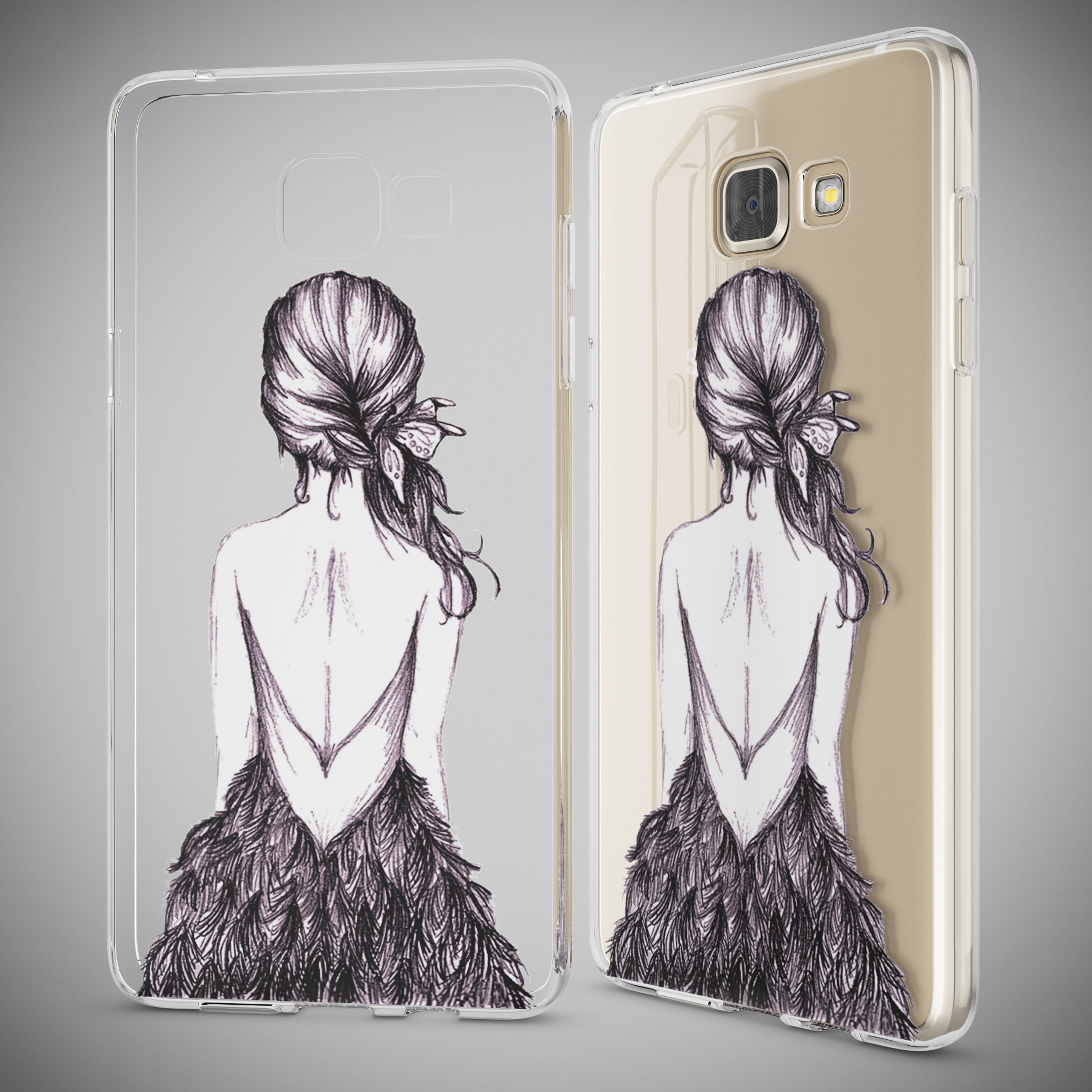 NALIA Transparente Silikonhülle Samsung Galaxy A5 2016 Case Anti-Gelb stoßfest NALIA