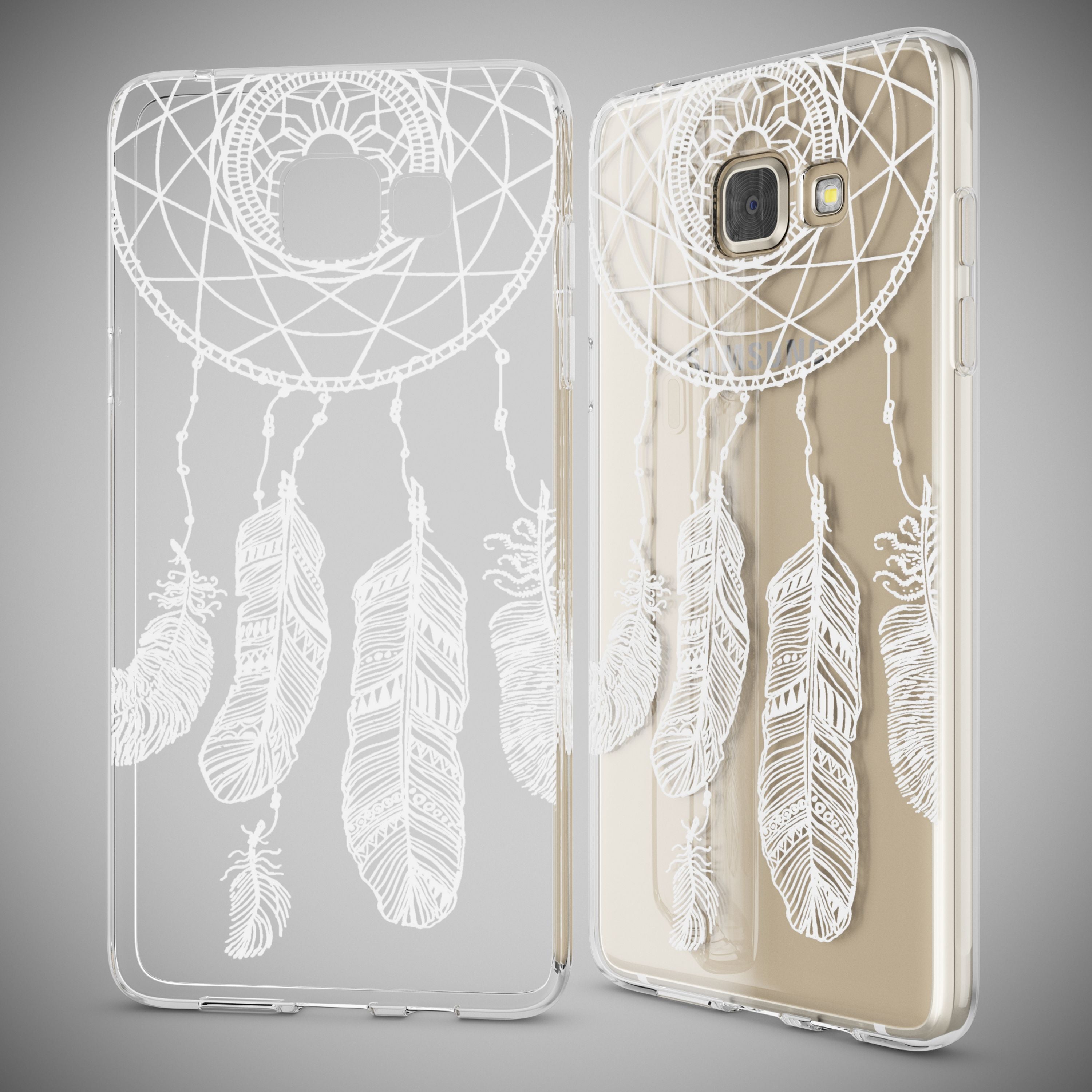 NALIA Transparente Silikonhülle Samsung Galaxy A5 2016 Case Anti-Gelb stoßfest NALIA