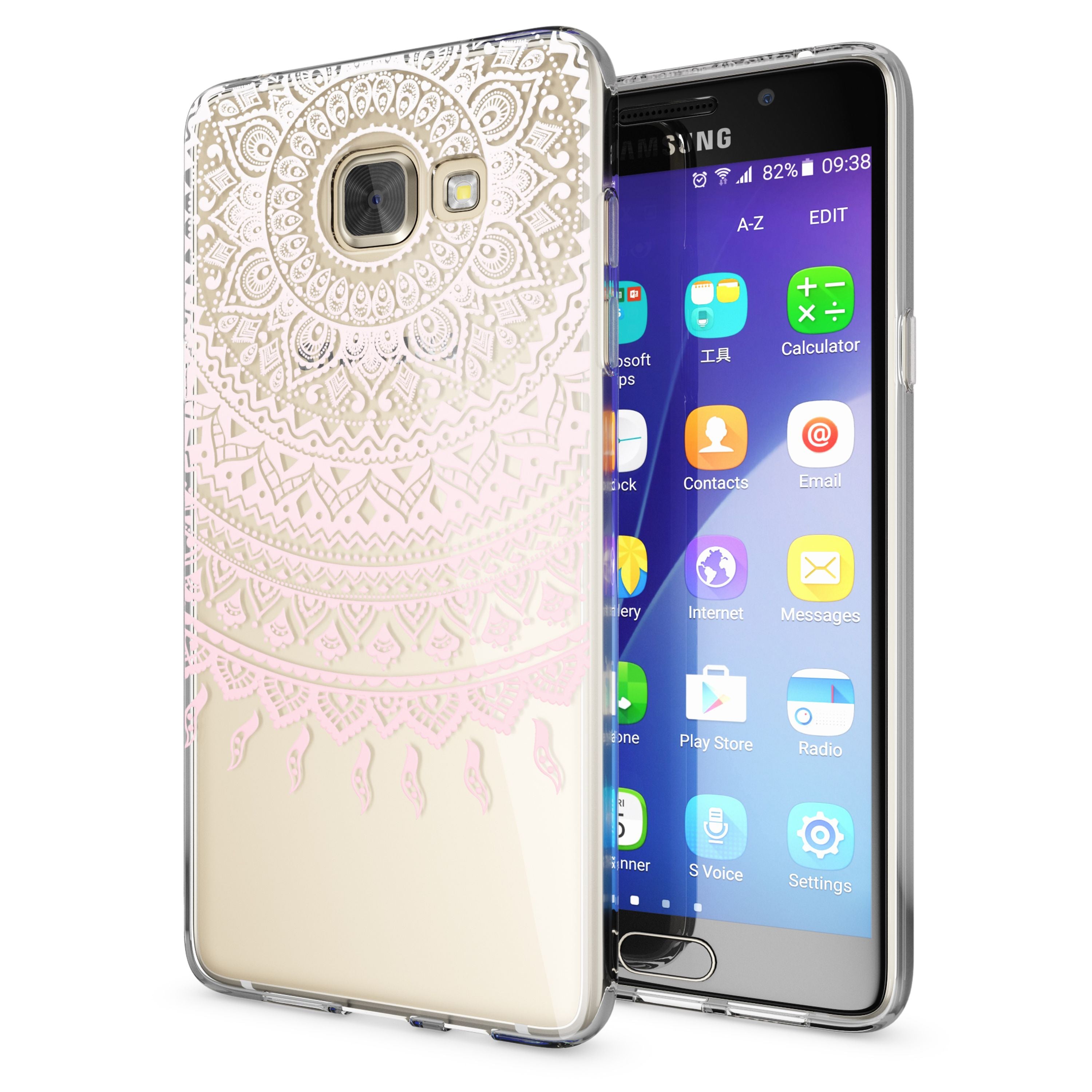 NALIA Transparente Silikonhülle Samsung Galaxy A5 2016 Case Anti-Gelb stoßfest NALIA