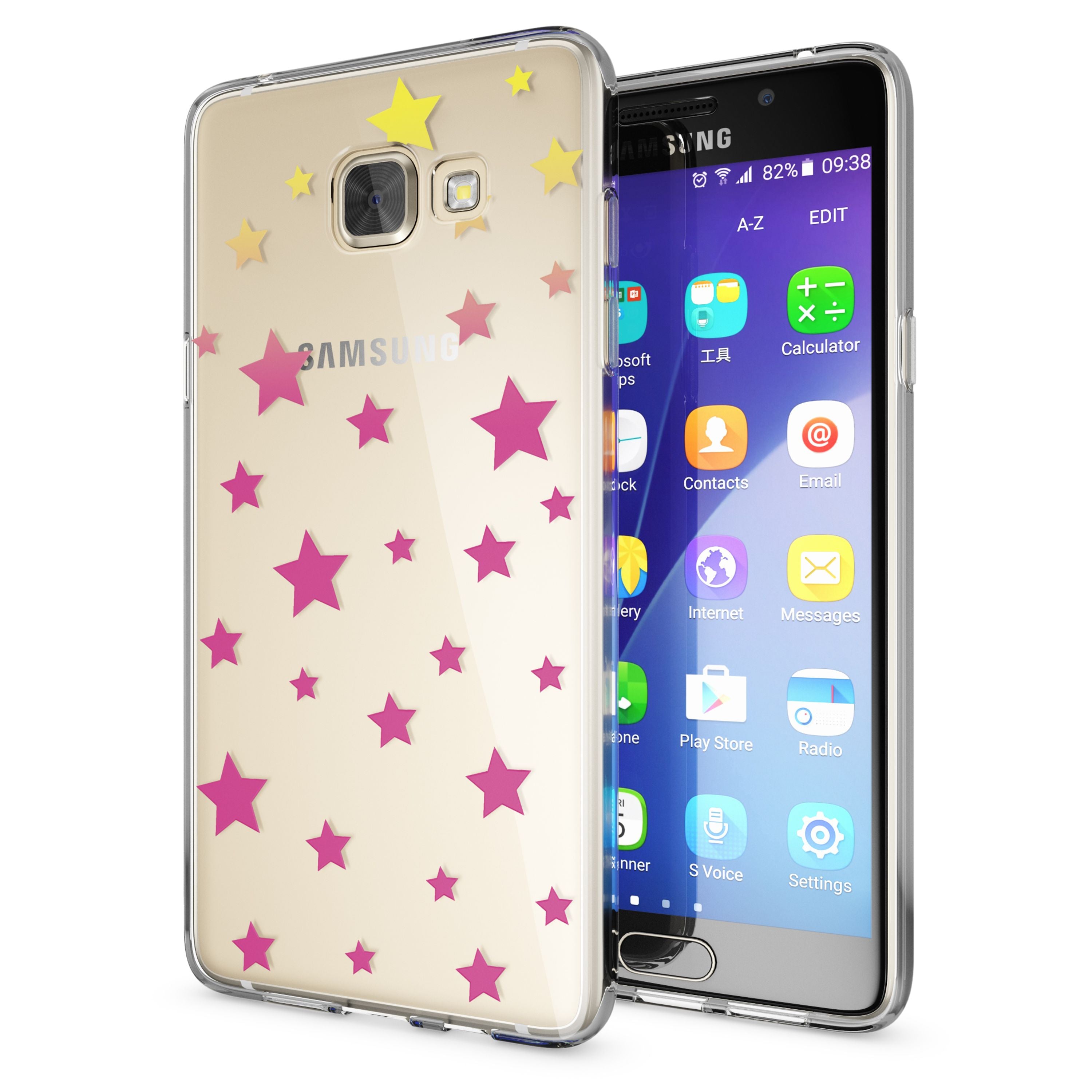 NALIA Transparente Silikonhülle Samsung Galaxy A5 2016 Case Anti-Gelb stoßfest NALIA