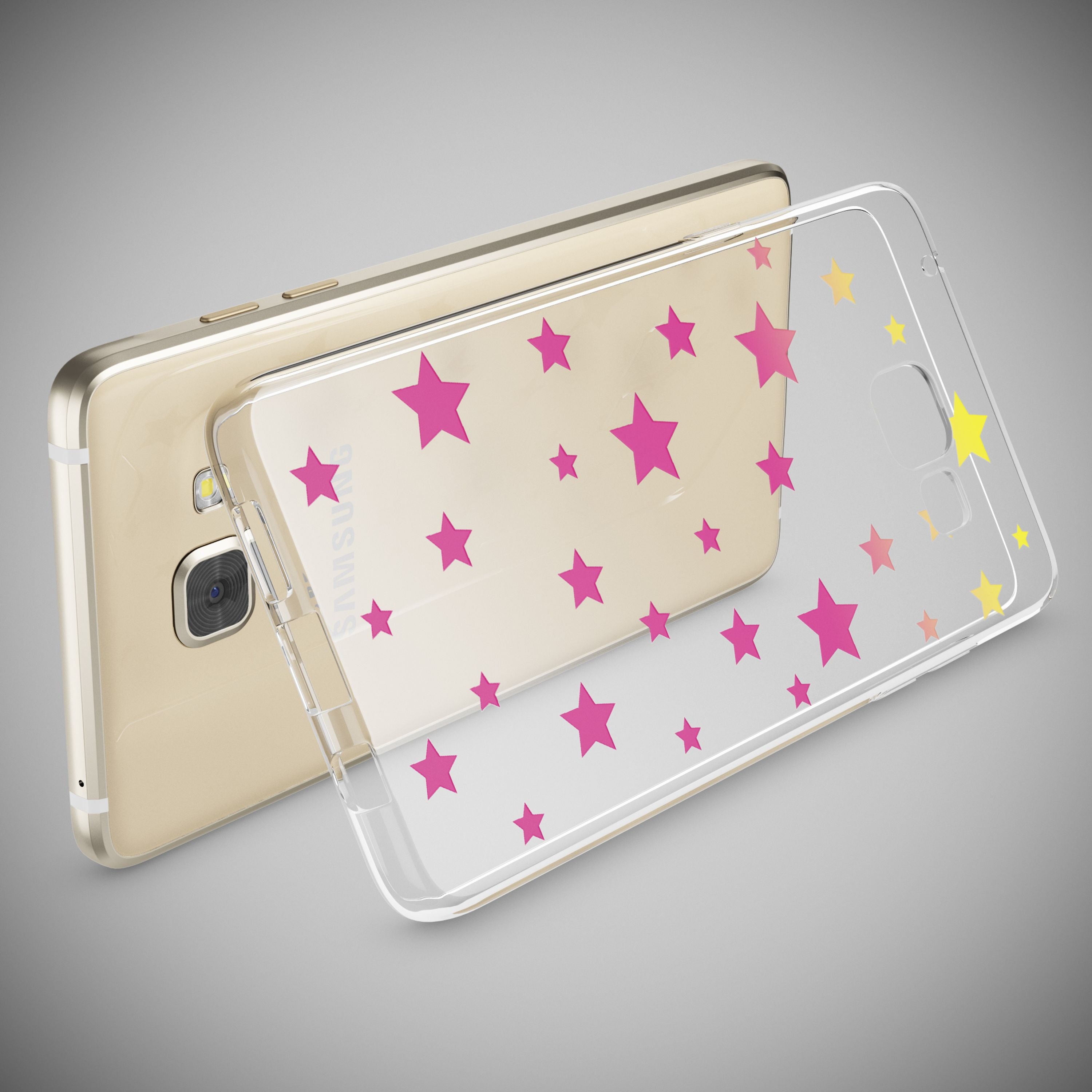 NALIA Transparente Silikonhülle Samsung Galaxy A5 2016 Case Anti-Gelb stoßfest NALIA