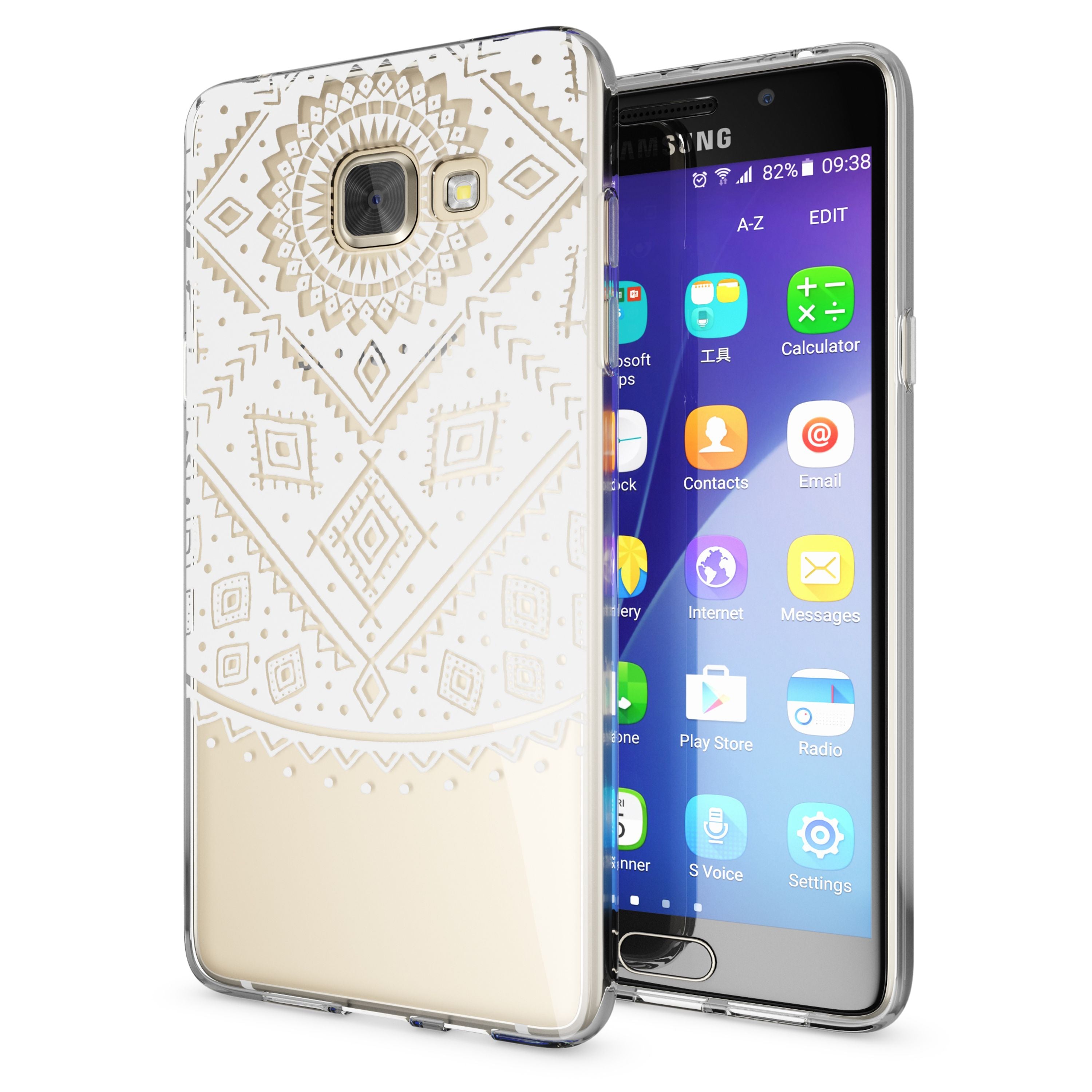 NALIA Transparente Silikonhülle Samsung Galaxy A5 2016 Case Anti-Gelb stoßfest NALIA
