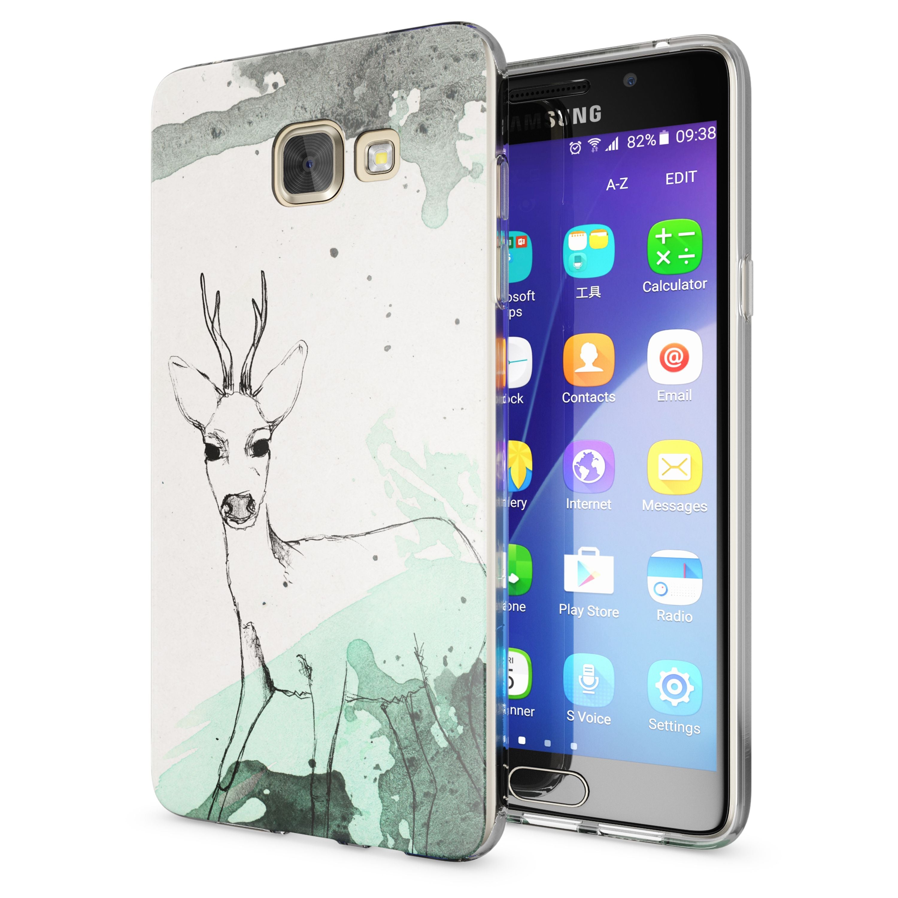 NALIA Transparente Silikonhülle Samsung Galaxy A5 2016 Case Anti-Gelb stoßfest NALIA