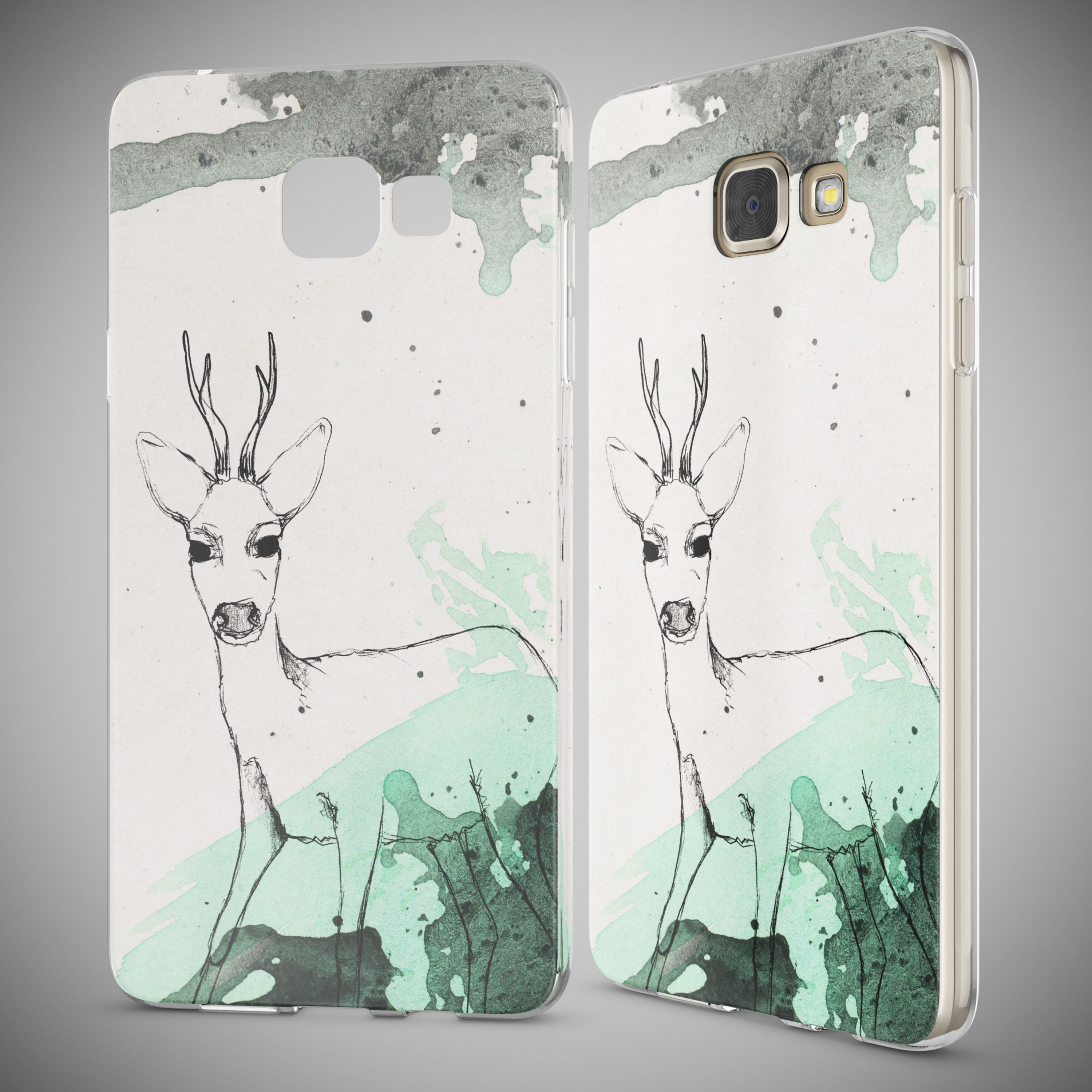 NALIA Transparente Silikonhülle Samsung Galaxy A5 2016 Case Anti-Gelb stoßfest NALIA