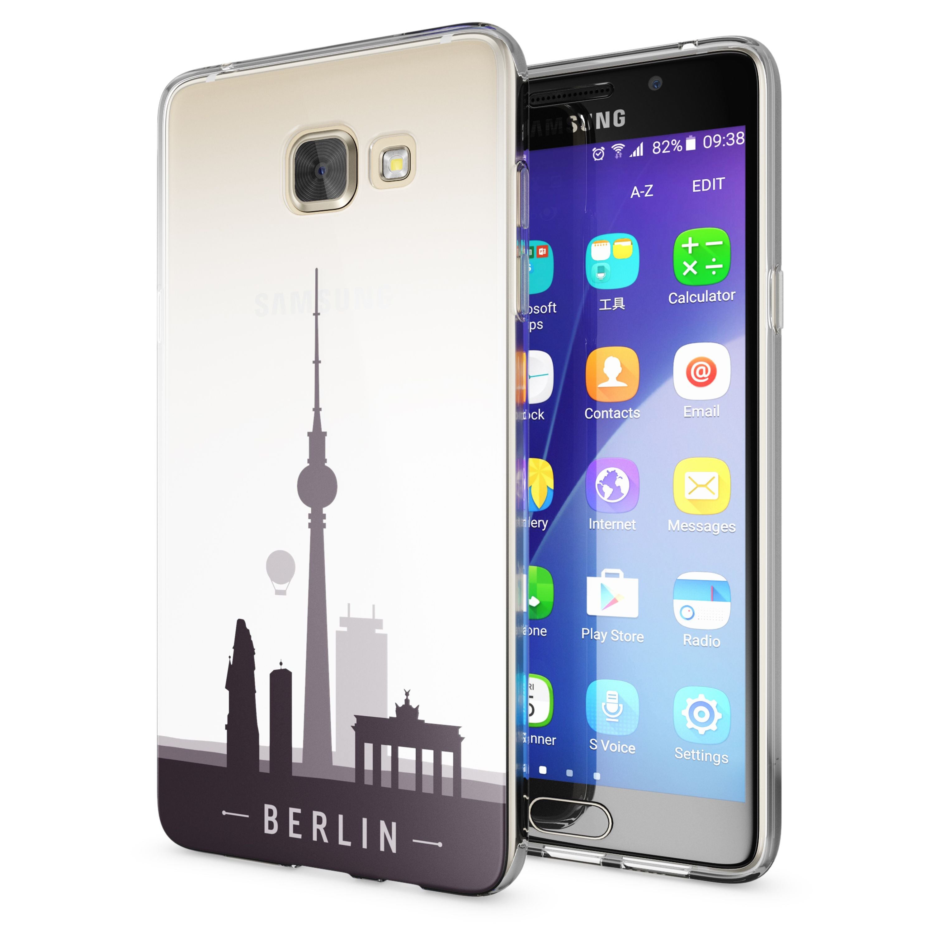 NALIA Transparente Silikonhülle Samsung Galaxy A5 2016 Case Anti-Gelb stoßfest NALIA