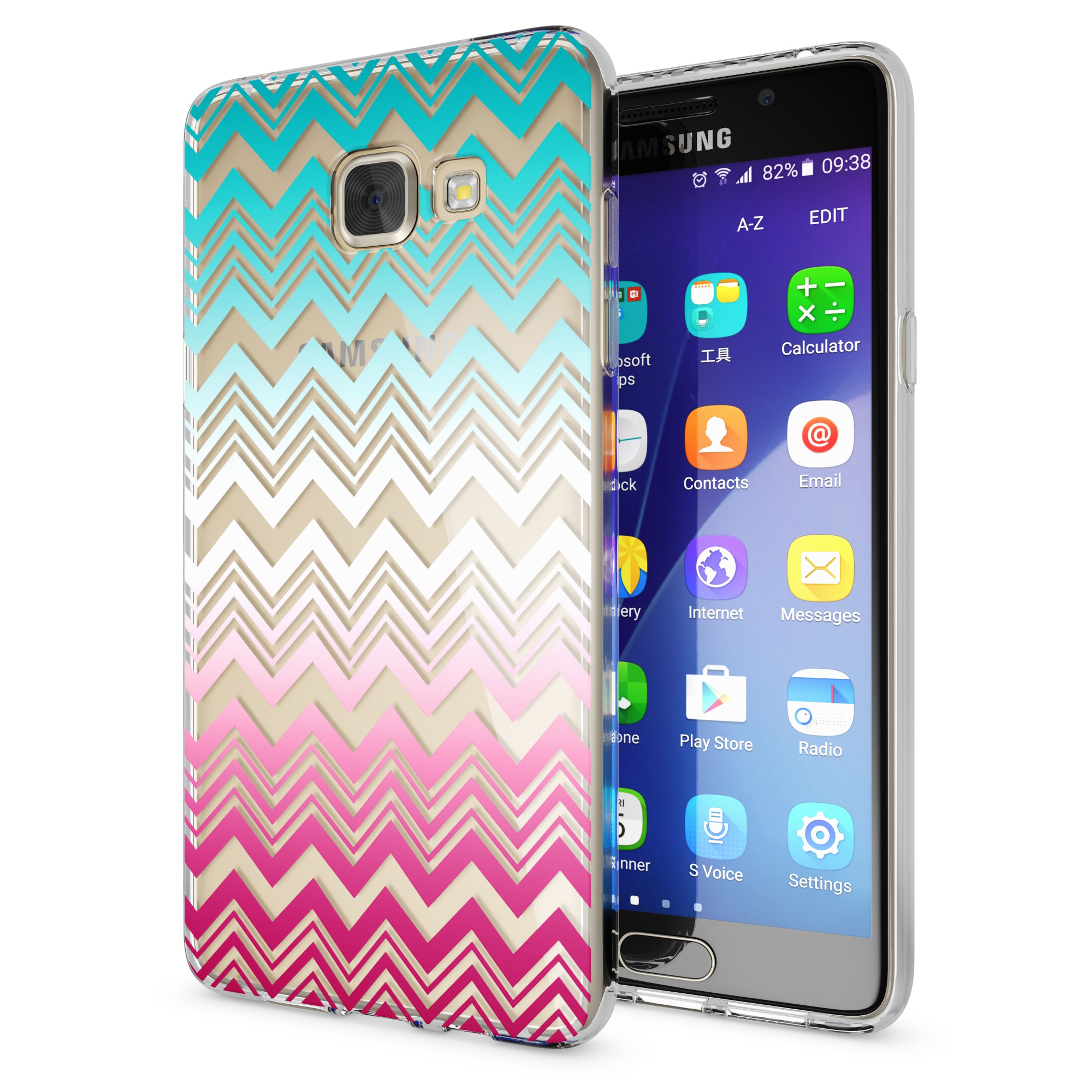 NALIA Transparente Silikonhülle Samsung Galaxy A5 2016 Case Anti-Gelb stoßfest NALIA