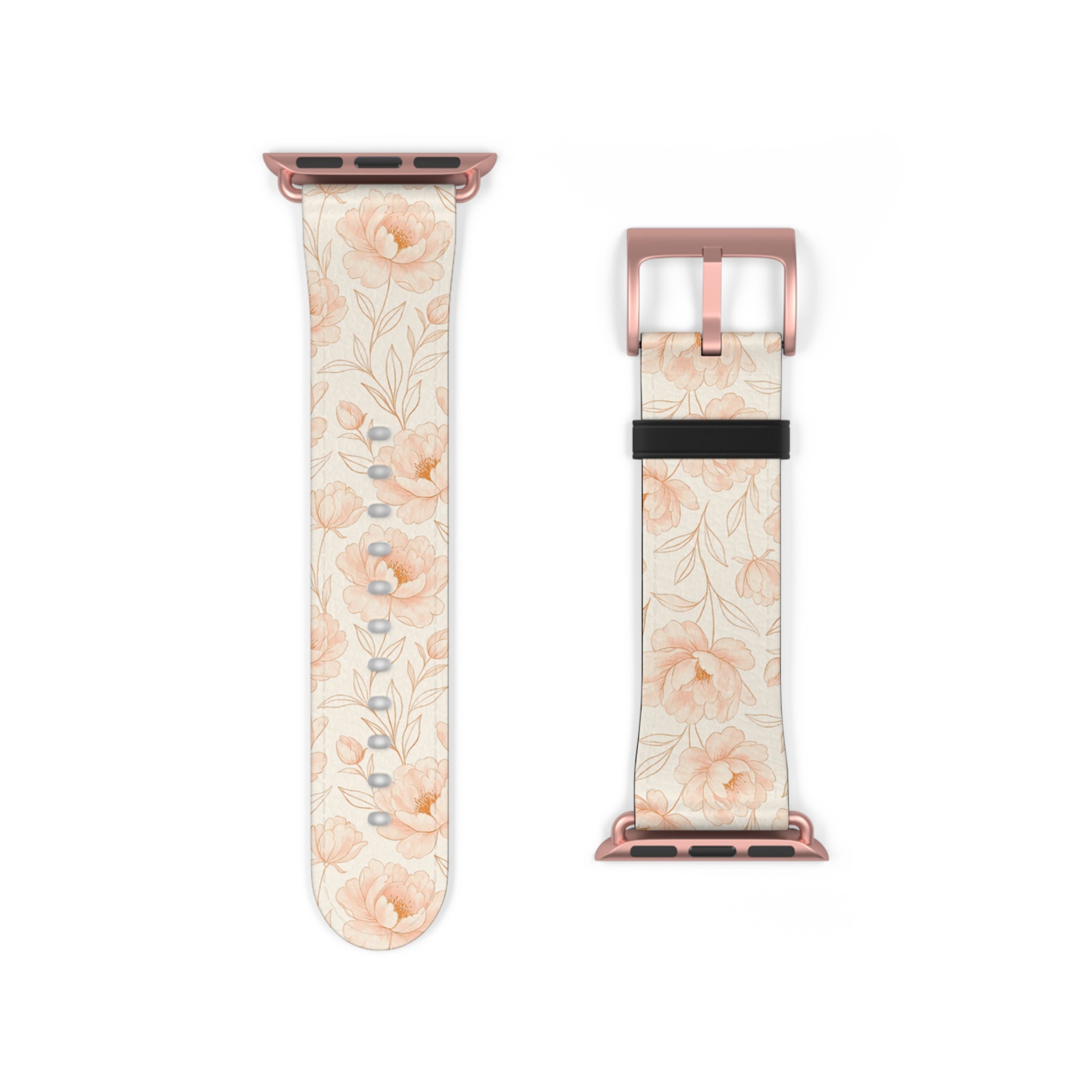 Blush - Apple Watch Armband 38-41mm & 42 (ab Serie 10) 38 - 41 mm Rose Gold Matte Printify Accessories