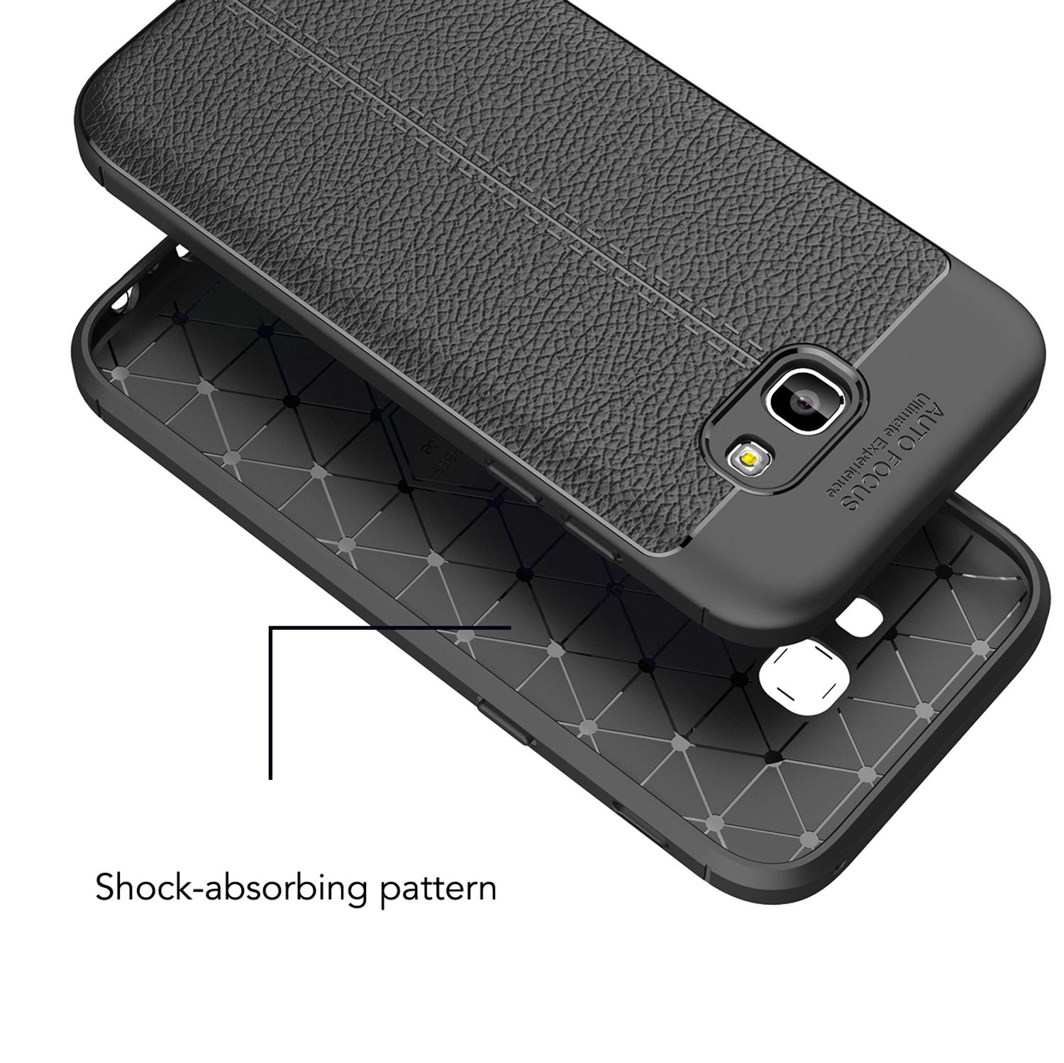 Samsung Galaxy A5 2017 Leder Look Handy Hülle von NALIA Silikon Case Cover Schutz Default Title NALIA