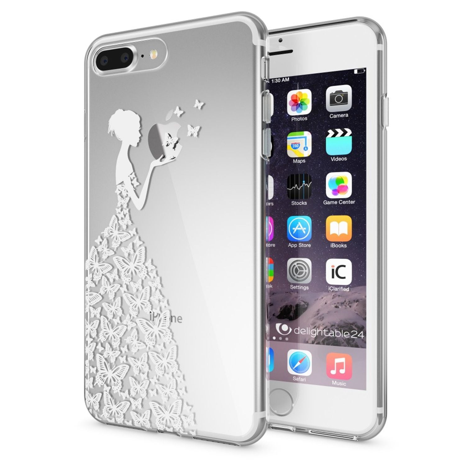 iPhone 8 Plus / 7 Plus Hülle Handyhülle von NALIA, Silikon Case Cover Bumper