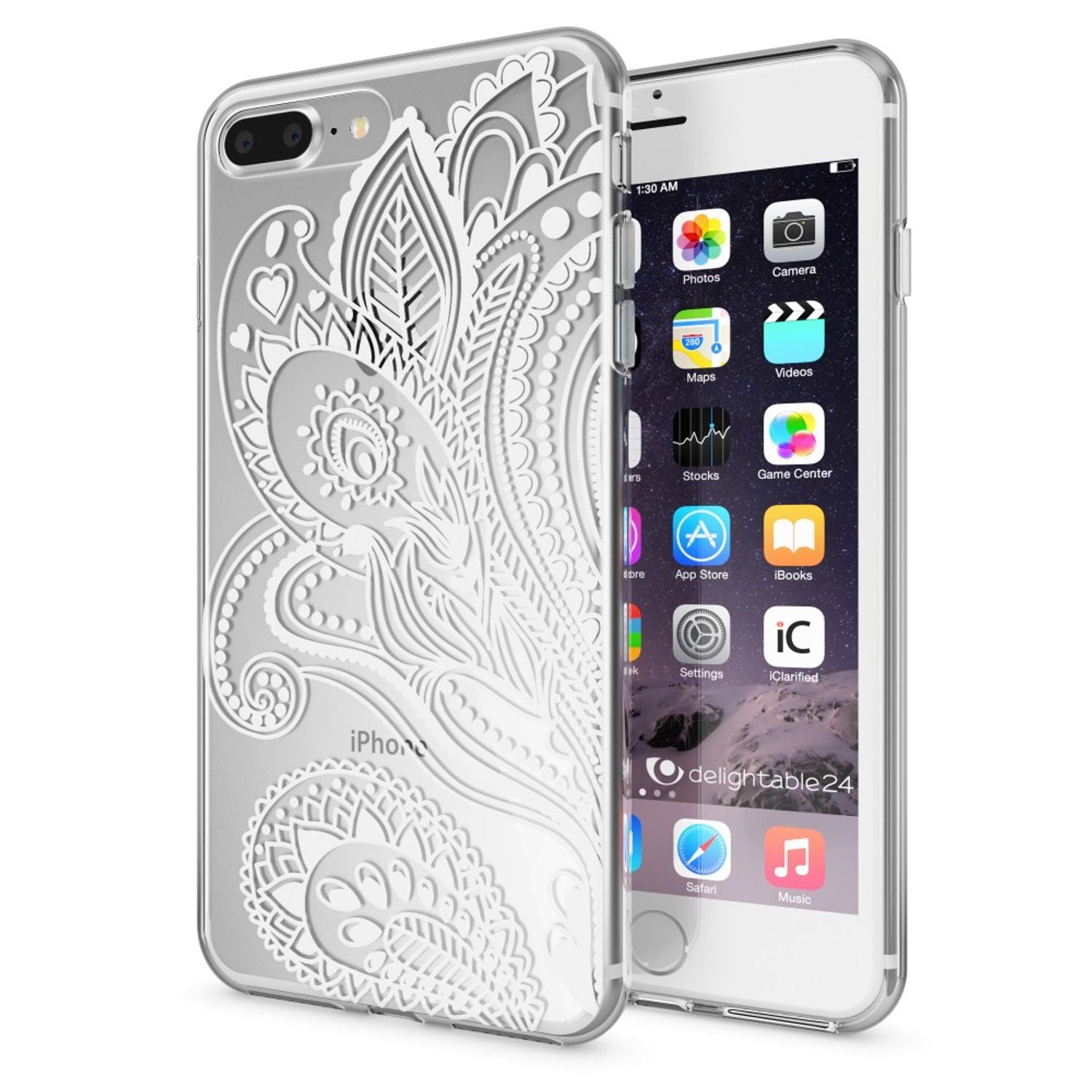 iPhone 8 Plus / 7 Plus Hülle Handyhülle von NALIA, Silikon Case Cover Bumper