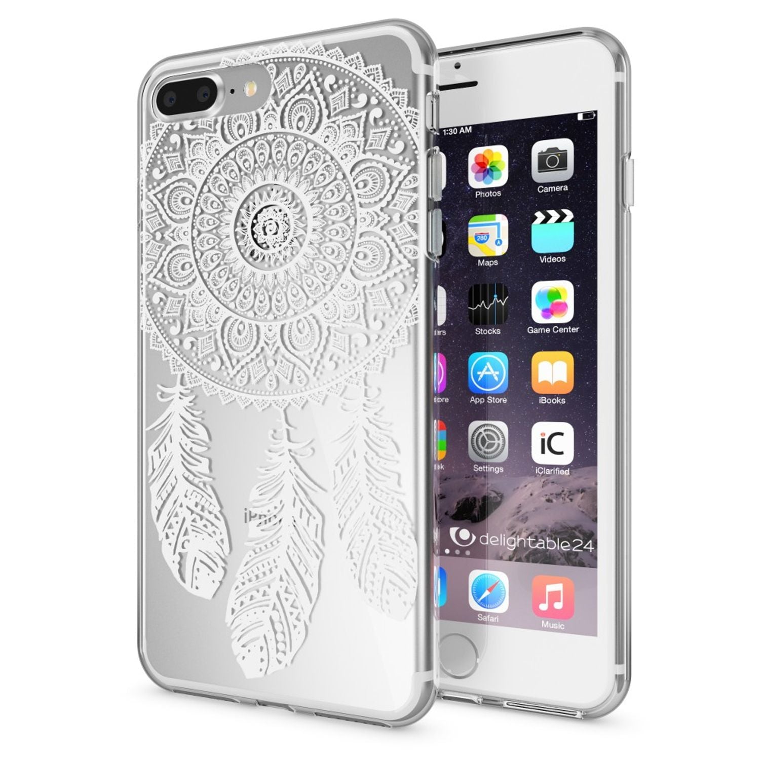 iPhone 8 Plus / 7 Plus Hülle Handyhülle von NALIA, Silikon Case Cover Bumper