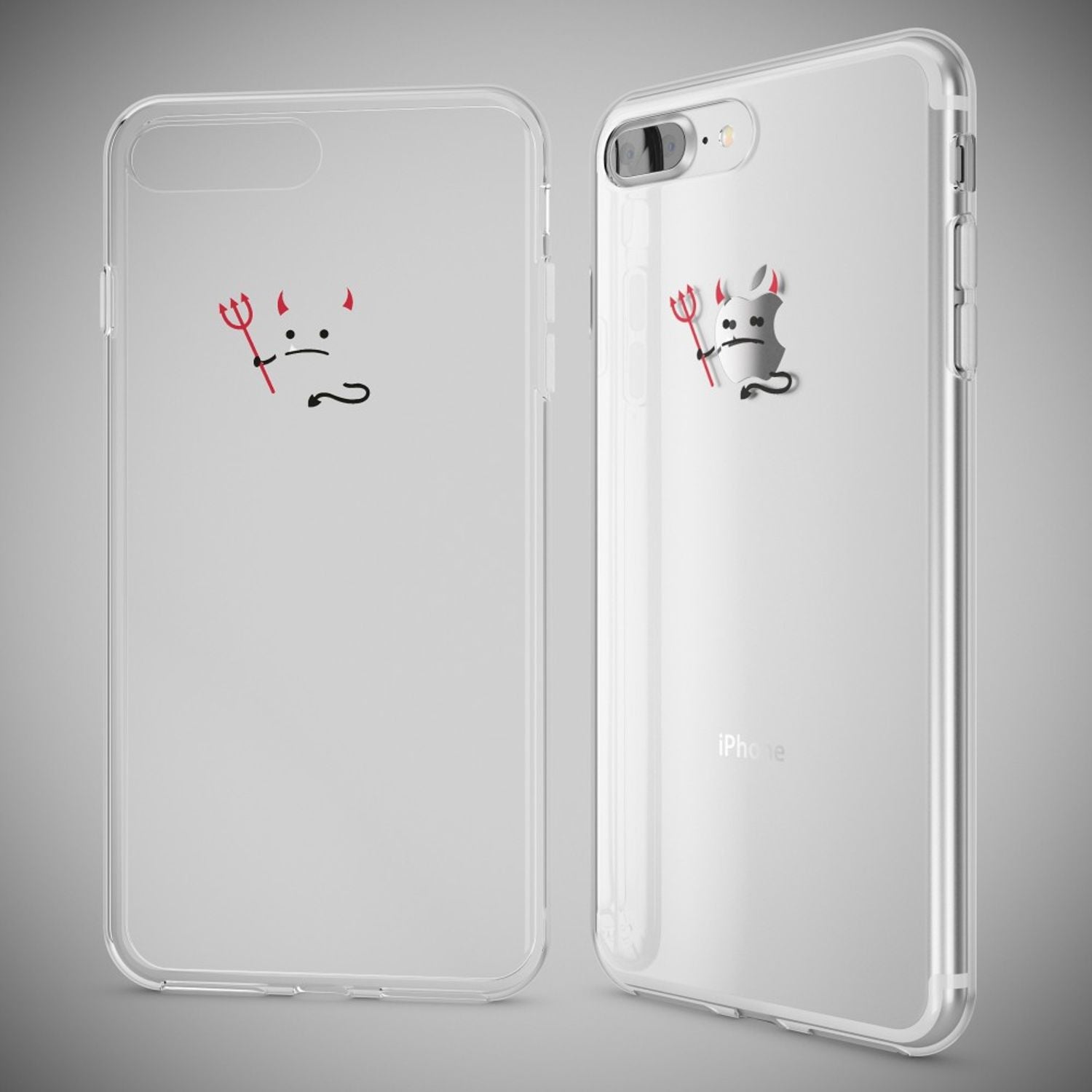 iPhone 8 Plus / 7 Plus Hülle Handyhülle von NALIA, Silikon Case Cover Bumper