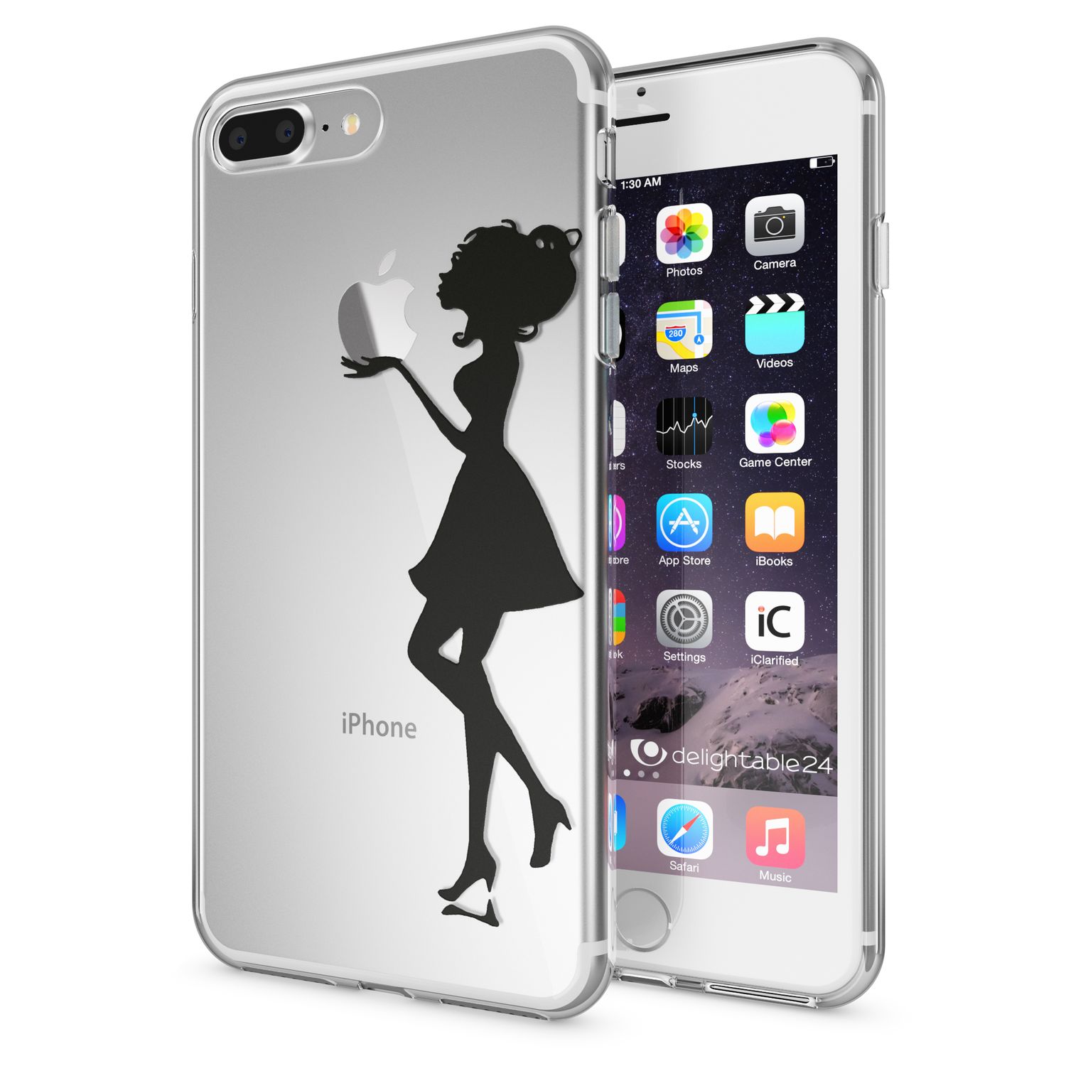 iPhone 8 Plus / 7 Plus Hülle Handyhülle von NALIA, Silikon Case Cover Bumper