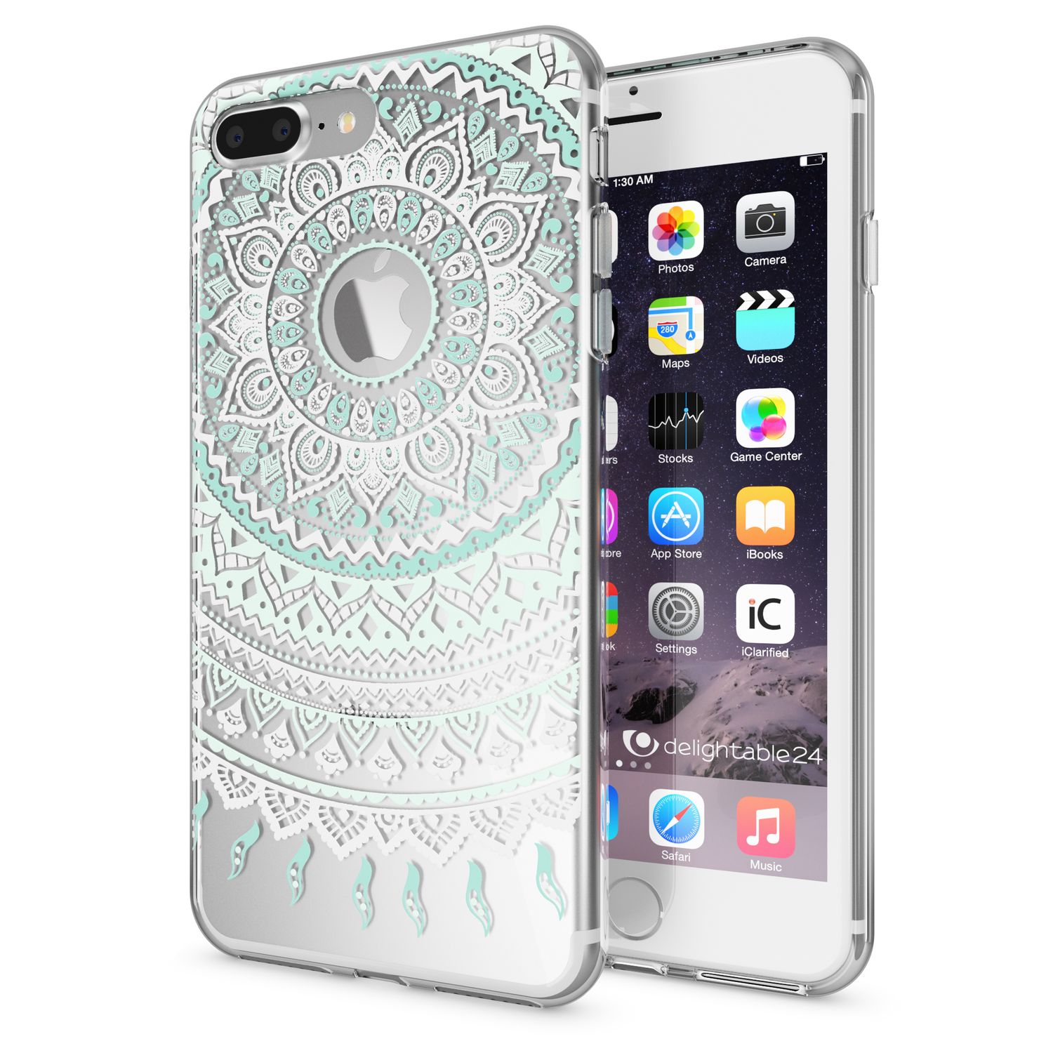 iPhone 8 Plus / 7 Plus Hülle Handyhülle von NALIA, Silikon Case Cover Bumper