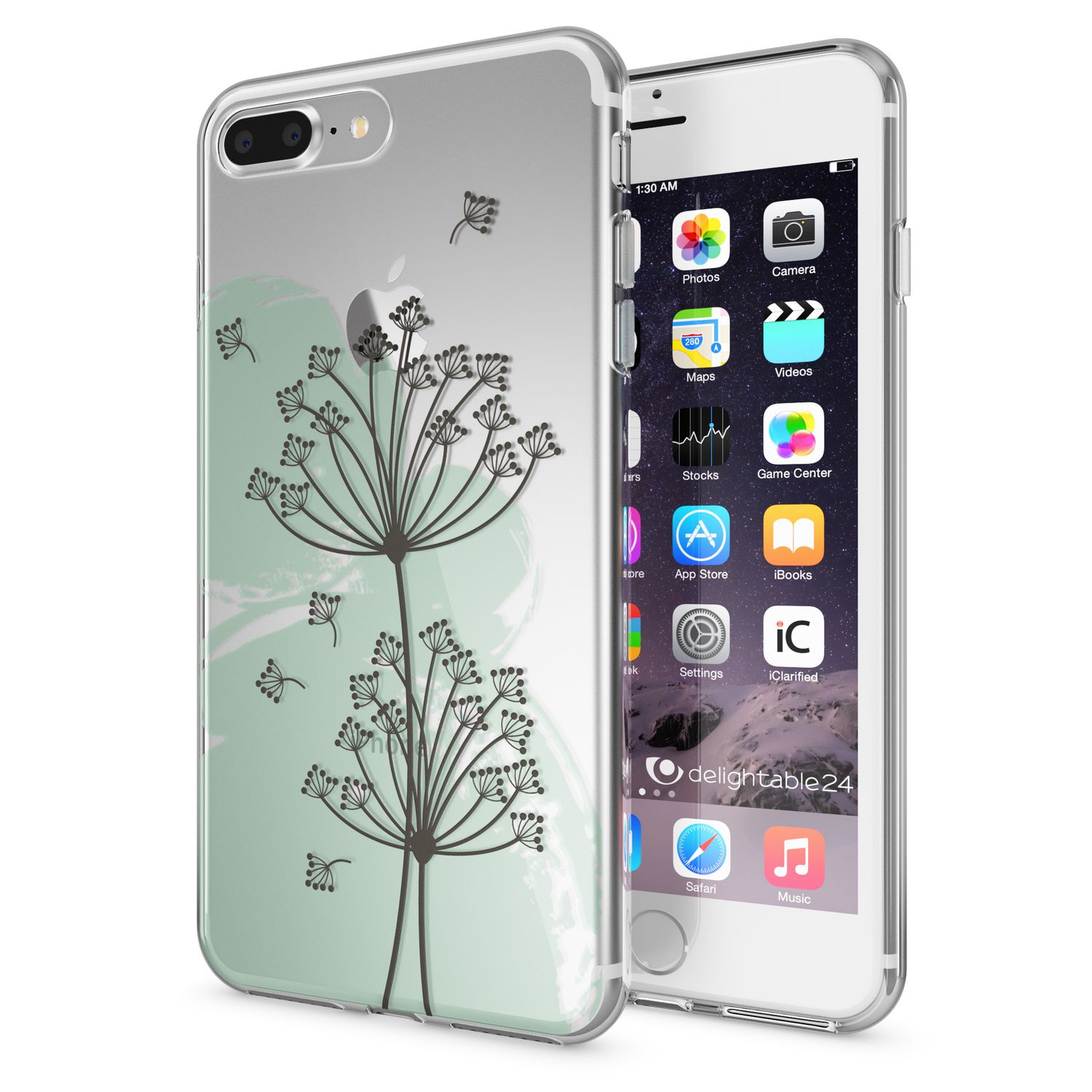 iPhone 8 Plus / 7 Plus Hülle Handyhülle von NALIA, Silikon Case Cover Bumper