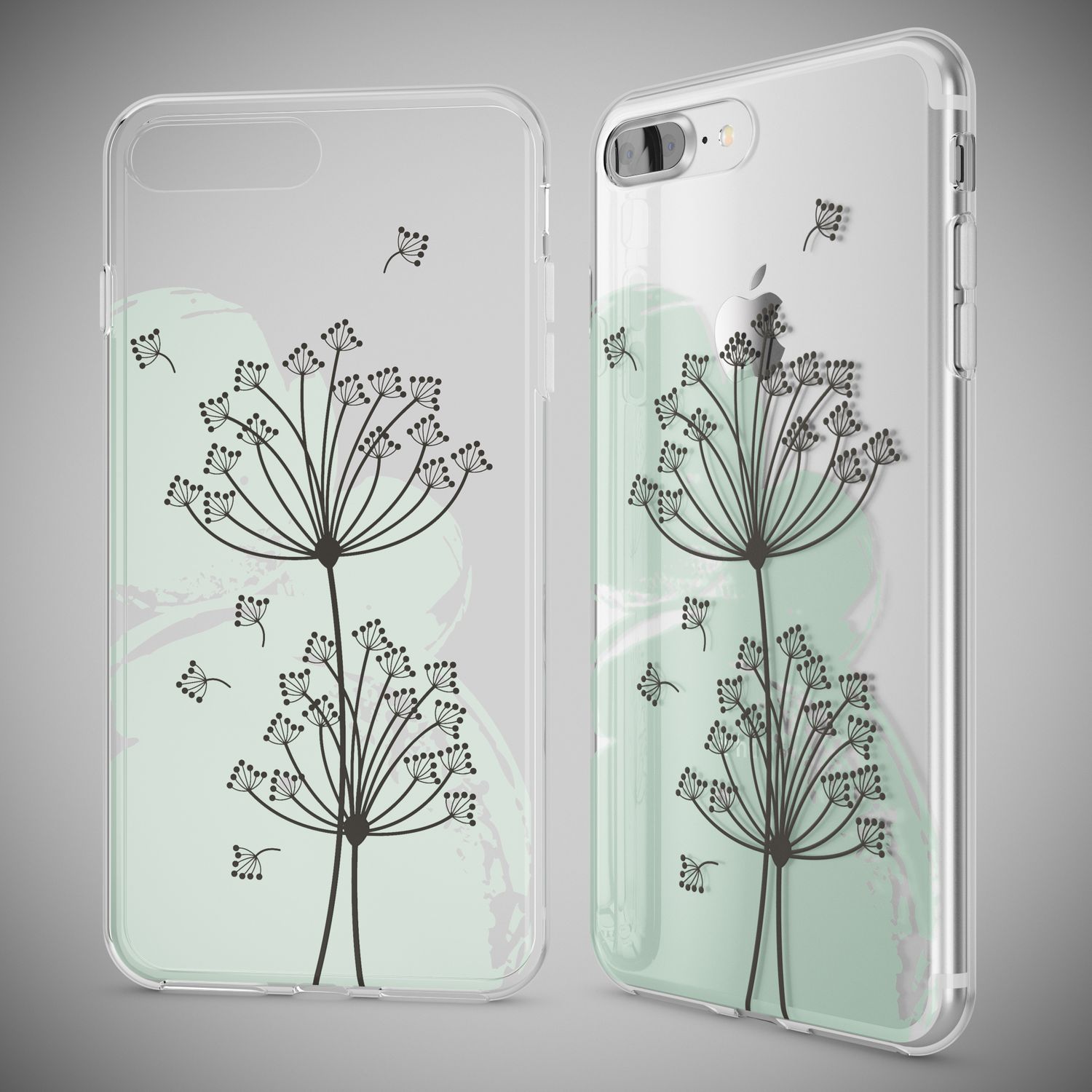 iPhone 8 Plus / 7 Plus Hülle Handyhülle von NALIA, Silikon Case Cover Bumper