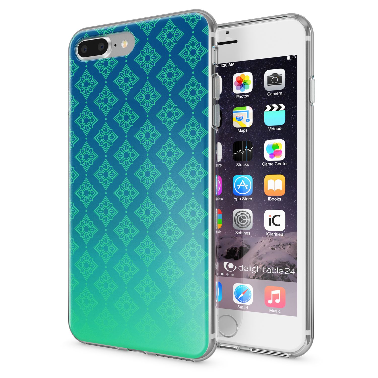 iPhone 8 Plus / 7 Plus Hülle Handyhülle von NALIA, Silikon Case Cover Bumper
