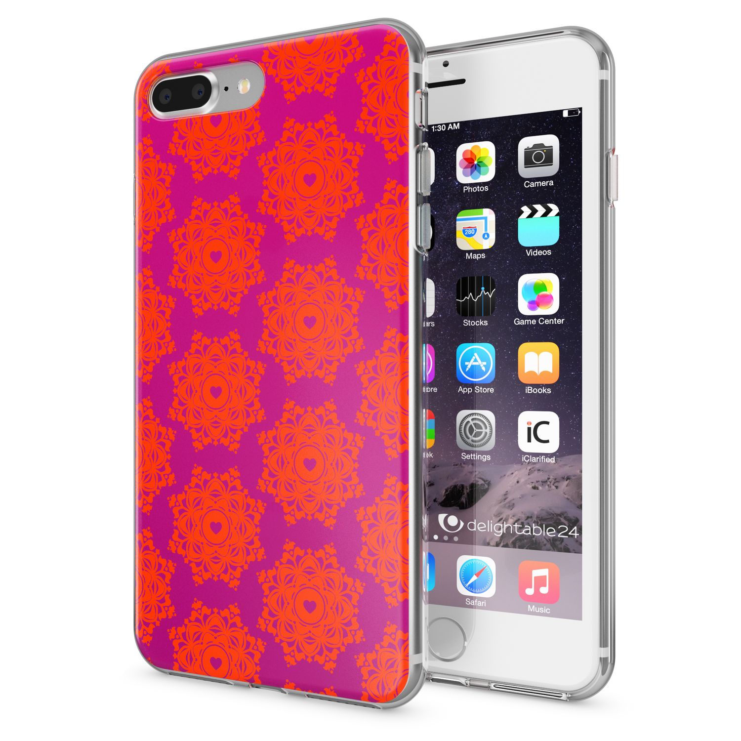 iPhone 8 Plus / 7 Plus Hülle Handyhülle von NALIA, Silikon Case Cover Bumper