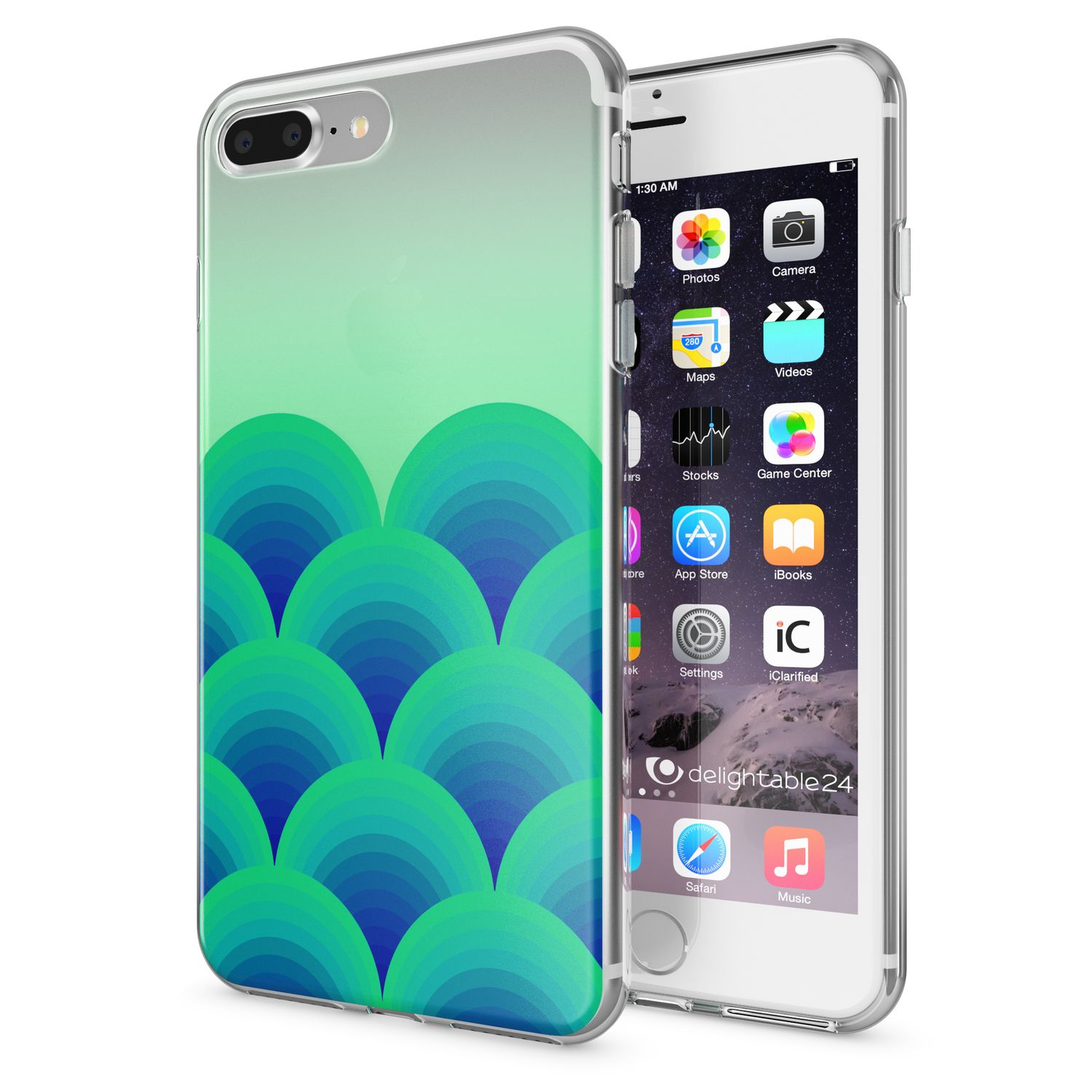 iPhone 8 Plus / 7 Plus Hülle Handyhülle von NALIA, Silikon Case Cover Bumper