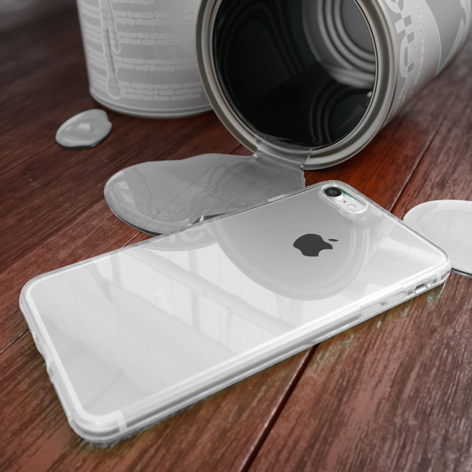 NALIA Handy Hülle für iPhone SE 2022 / SE 2020 / 8 / 7, Slim Case Silikon Cover Default Title NALIA