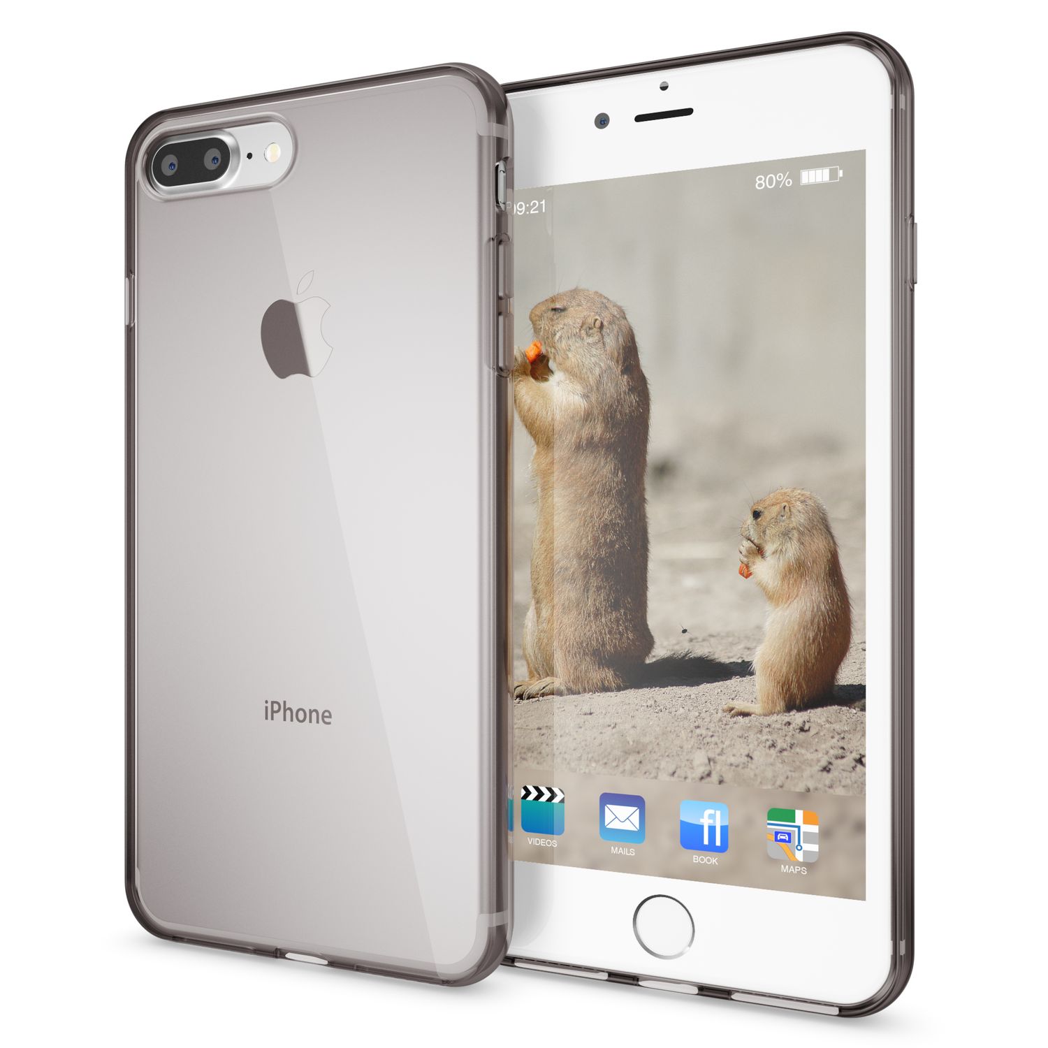 NALIA Handy Hülle für iPhone 8 Plus / 7 Plus, Silikon Case Cover Schutz Tasche Default Title NALIA