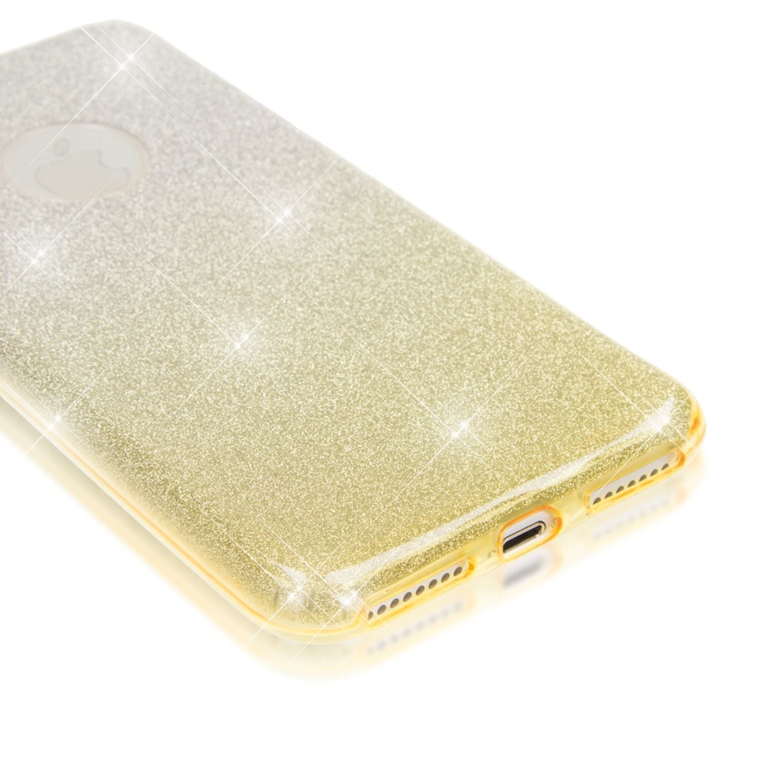 iPhone 8 Plus / 7 Plus Hülle Handyhülle von NALIA, Dünnes Glitzer Case Bling Etui NALIA