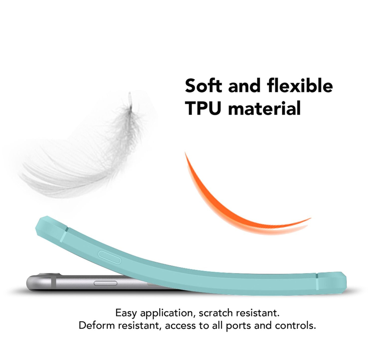 NALIA Handyhülle für Apple iPhone 7 Hülle, Karbon Optik Stylische Handyhülle Mintgrün NALIA Protective Hülle