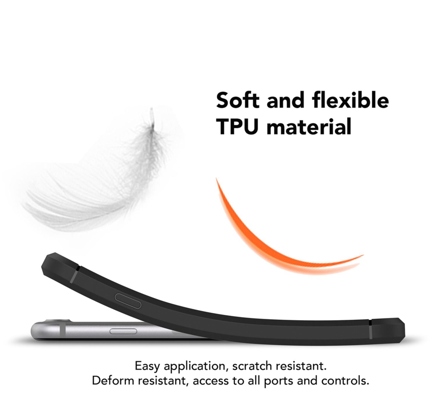 NALIA Handyhülle für Apple iPhone 7 Hülle, Karbon Optik Stylische Handyhülle Schwarz NALIA Protective Hülle