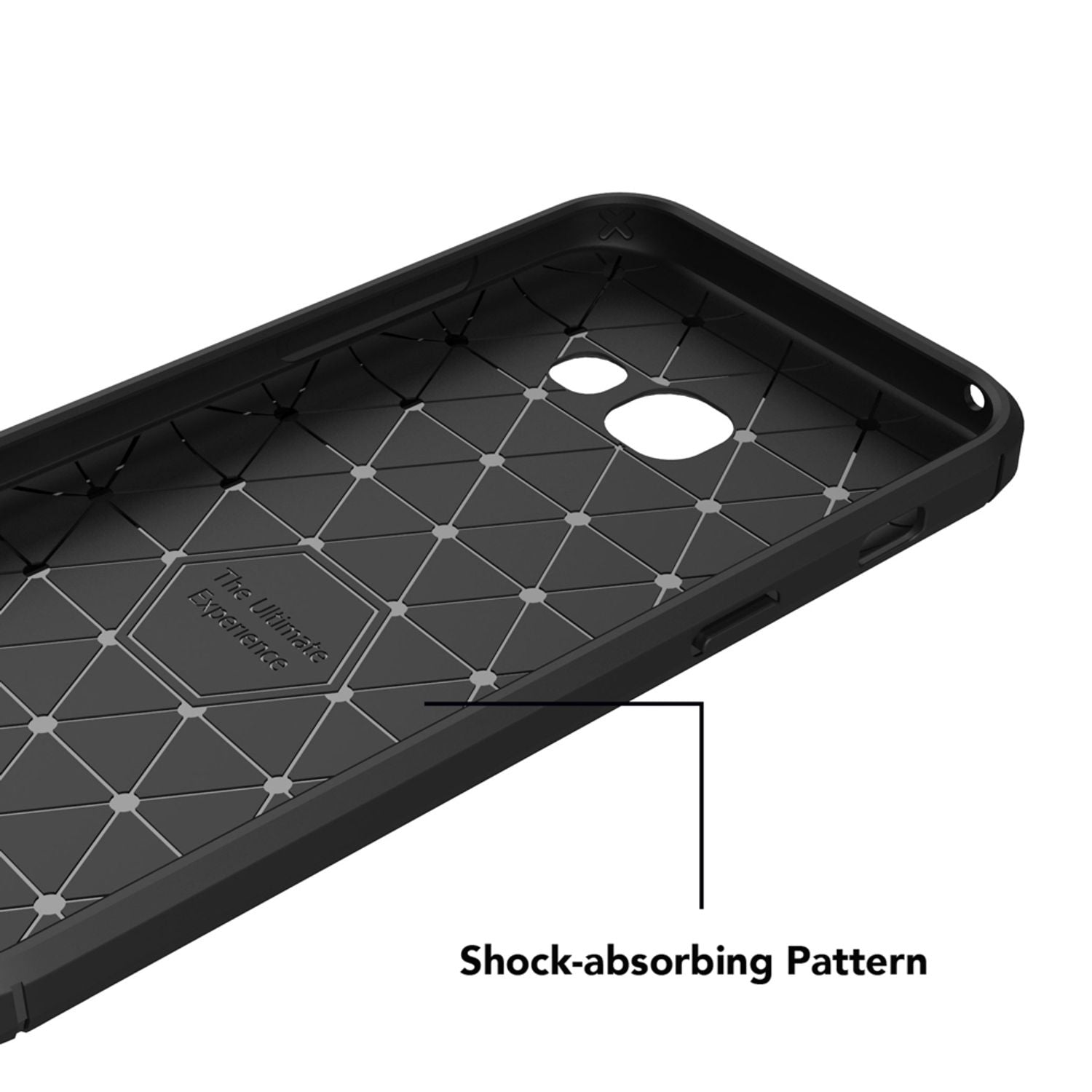 Samsung Galaxy A5 2017 Handy Hülle von NALIA, Silikon Case TPU Cover Gummi Schutz Schwarz NALIA Protective Hülle