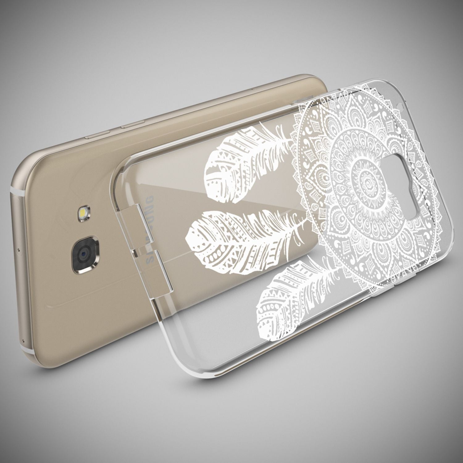 Samsung Galaxy A5 2017 Hülle Handyhülle von NALIA, Slim Silikon Motiv Case Cover Dreamcatcher NALIA