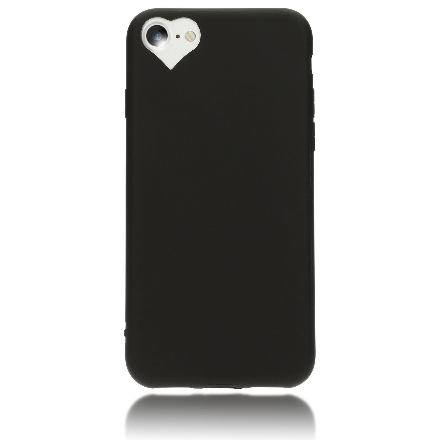 NALIA Silikonhülle iPhone SE 2022 / SE 2020 / 8 / 7 Case ultra-slim dünn Schwarz NALIA Protective Hülle