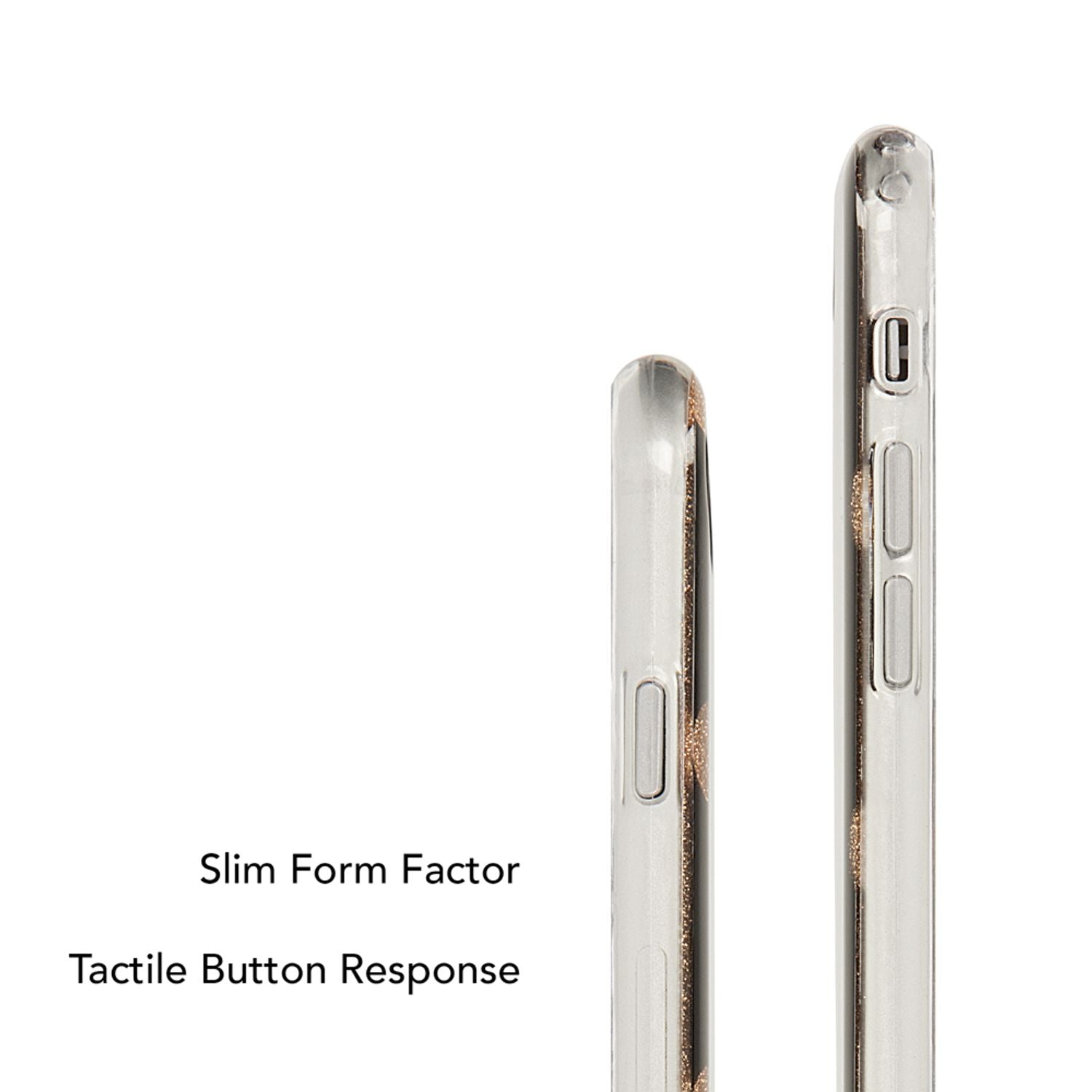 NALIA Handy Hülle für iPhone SE 2020 / 8 / 7, Glitzer Case Muster Cover Schutz Gold NALIA