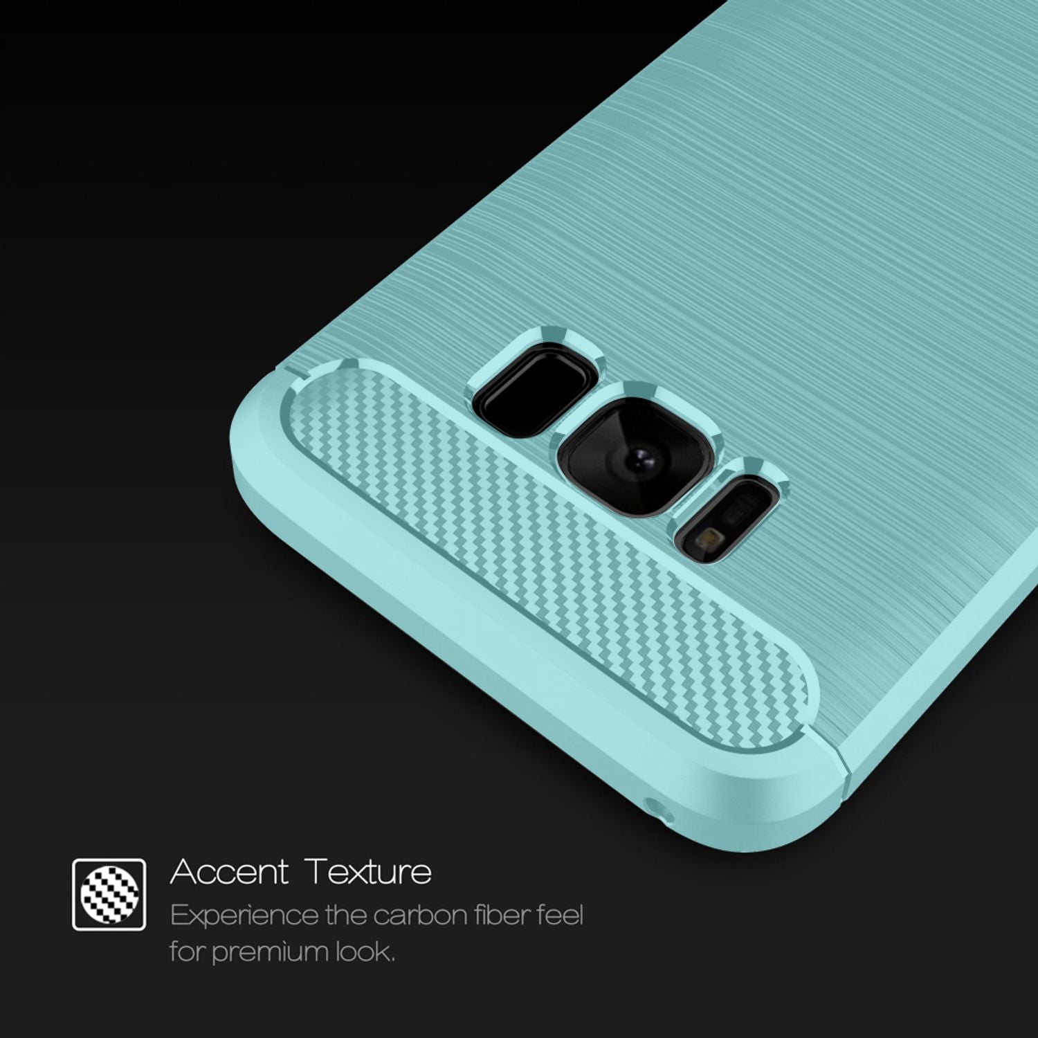 Samsung S8 Hülle Handyhülle von NALIA, Silikon Case Schutzhülle Back-Cover Etui Schwarz NALIA Protective Hülle