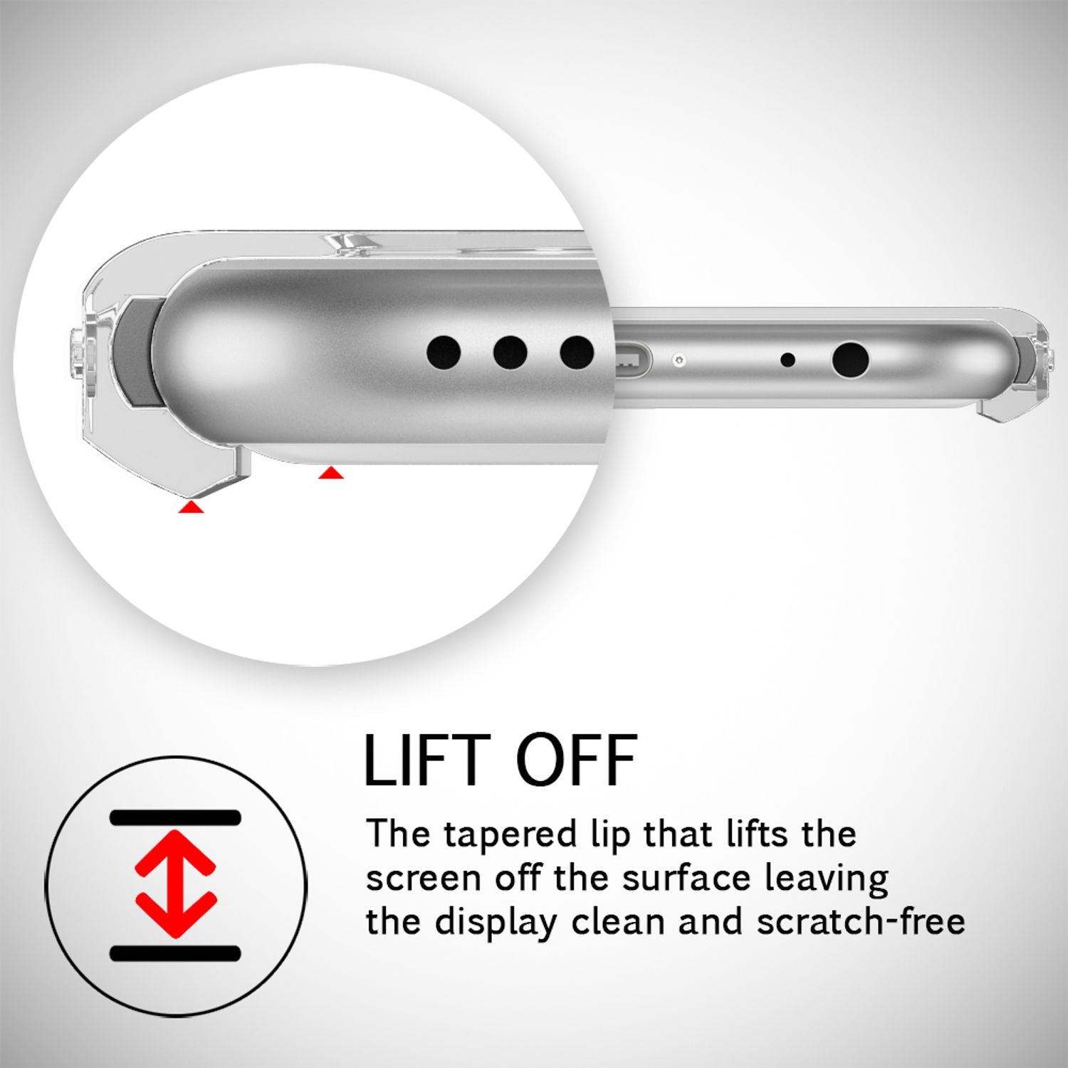 iPhone 6 6S Hülle Handyhülle von NALIA, Durchsichtiges Silikon Case mit Bumper Rot NALIA