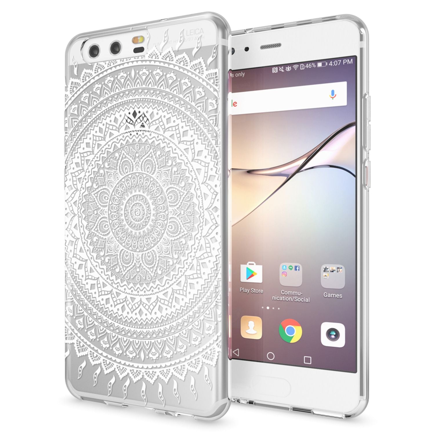 Huawei P10 Hülle Handyhülle von NALIA, Slim Silikon Motiv Case Cover Schutzhülle Retro NALIA