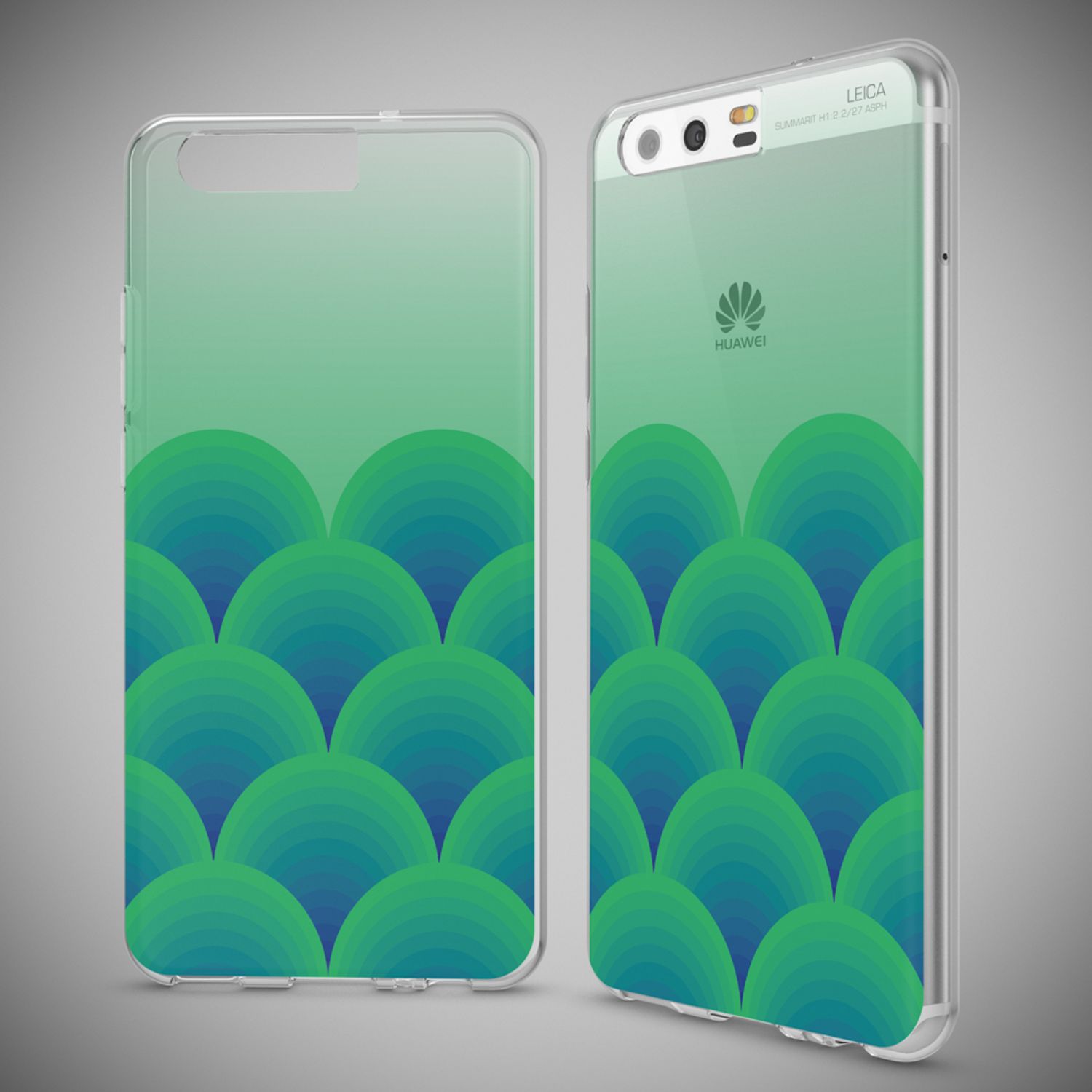 Huawei P10 Hülle Handyhülle von NALIA, Slim Silikon Motiv Case Cover Schutzhülle Feathers NALIA