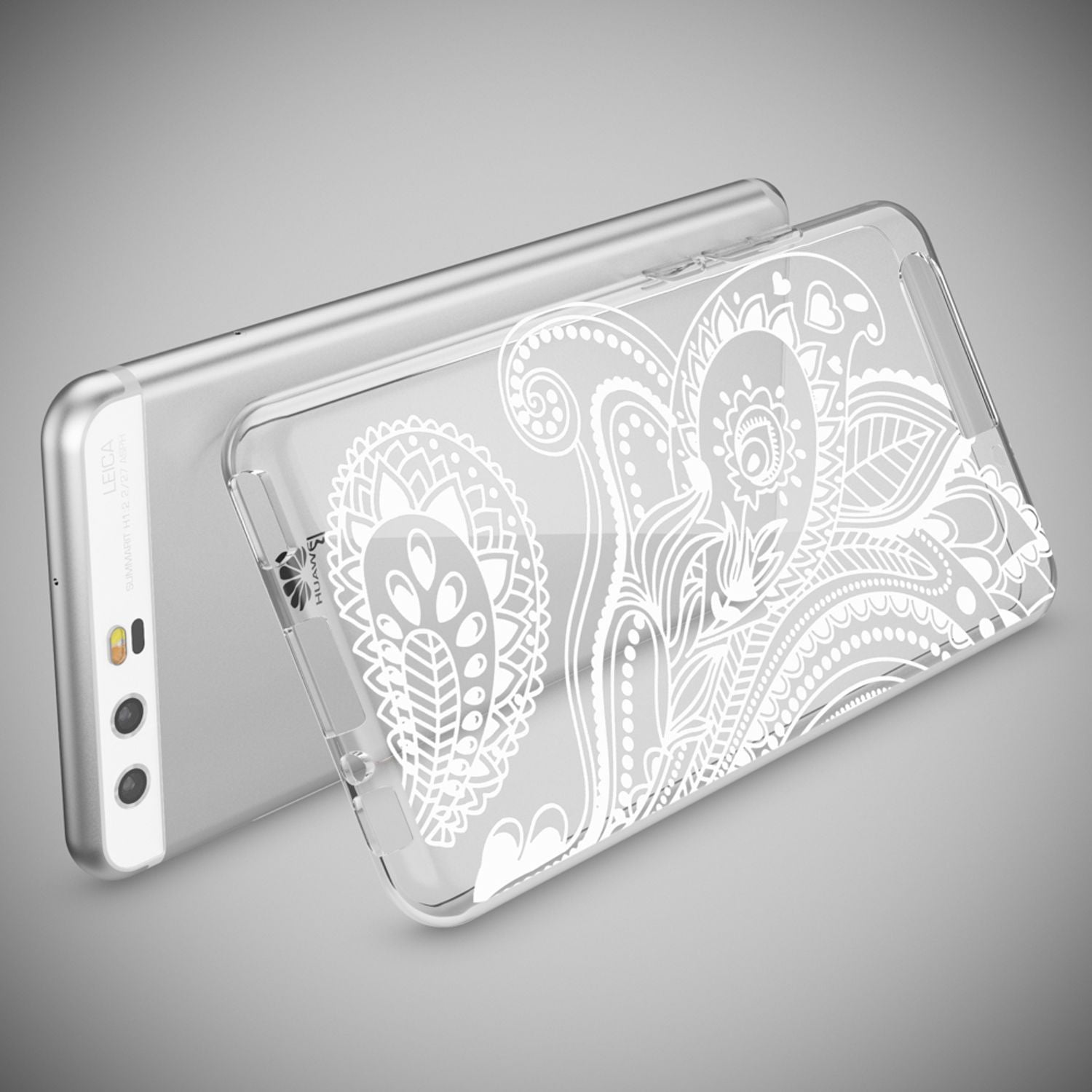 Huawei P10 Hülle Handyhülle von NALIA, Slim Silikon Motiv Case Cover Schutzhülle Artificial Flowers NALIA