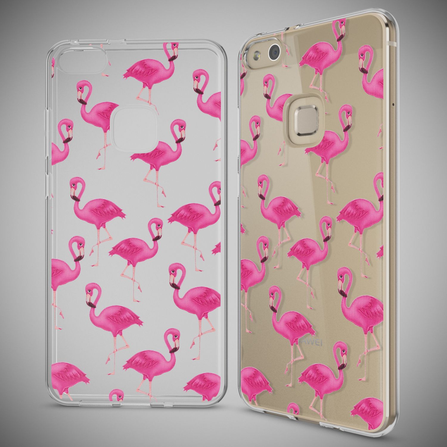 Huawei P10 Lite Hülle Handyhülle von NALIA, Slim Silikon Motiv Cover Schutzhülle Mandala Türkis Grün NALIA