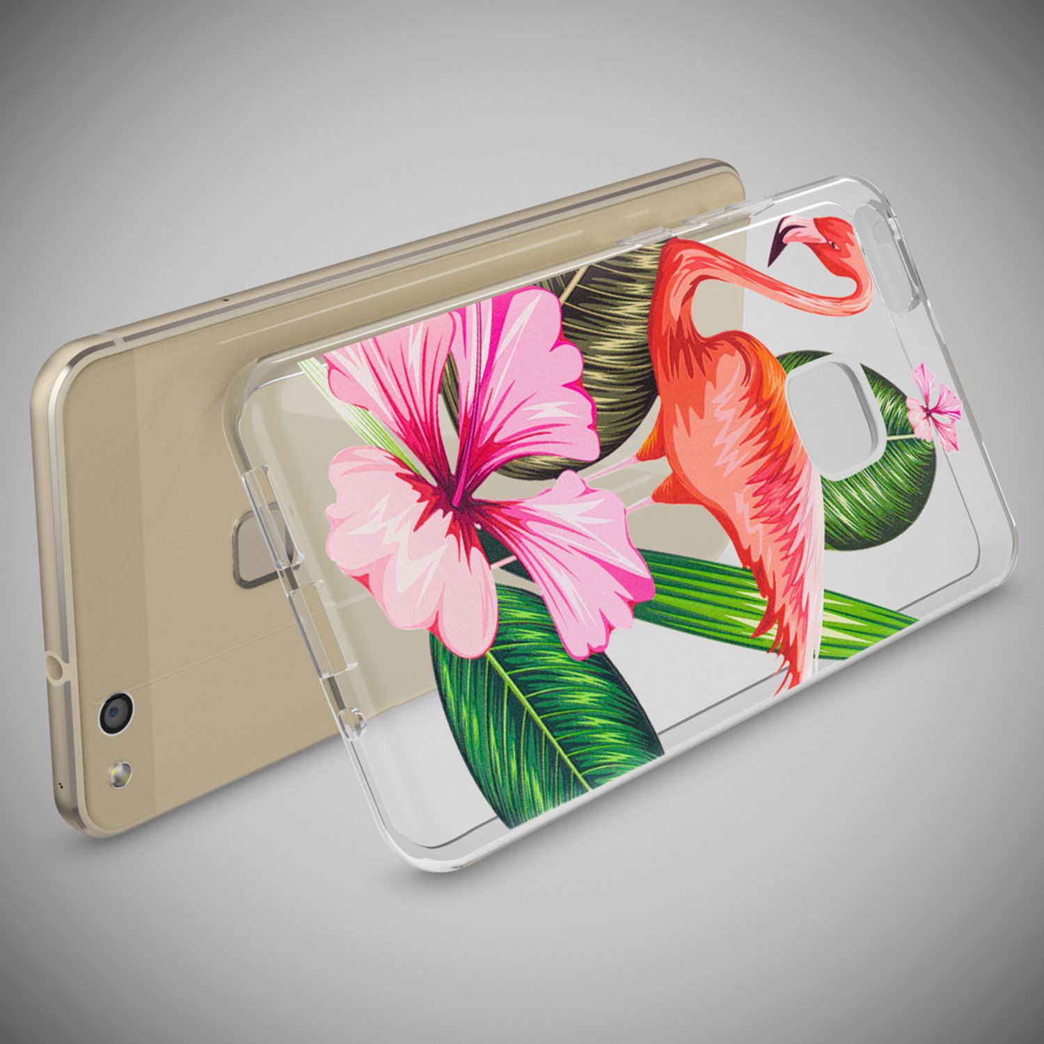 Huawei P10 Lite Hülle Handyhülle von NALIA, Slim Silikon Motiv Cover Schutzhülle Mandala Türkis Grün NALIA