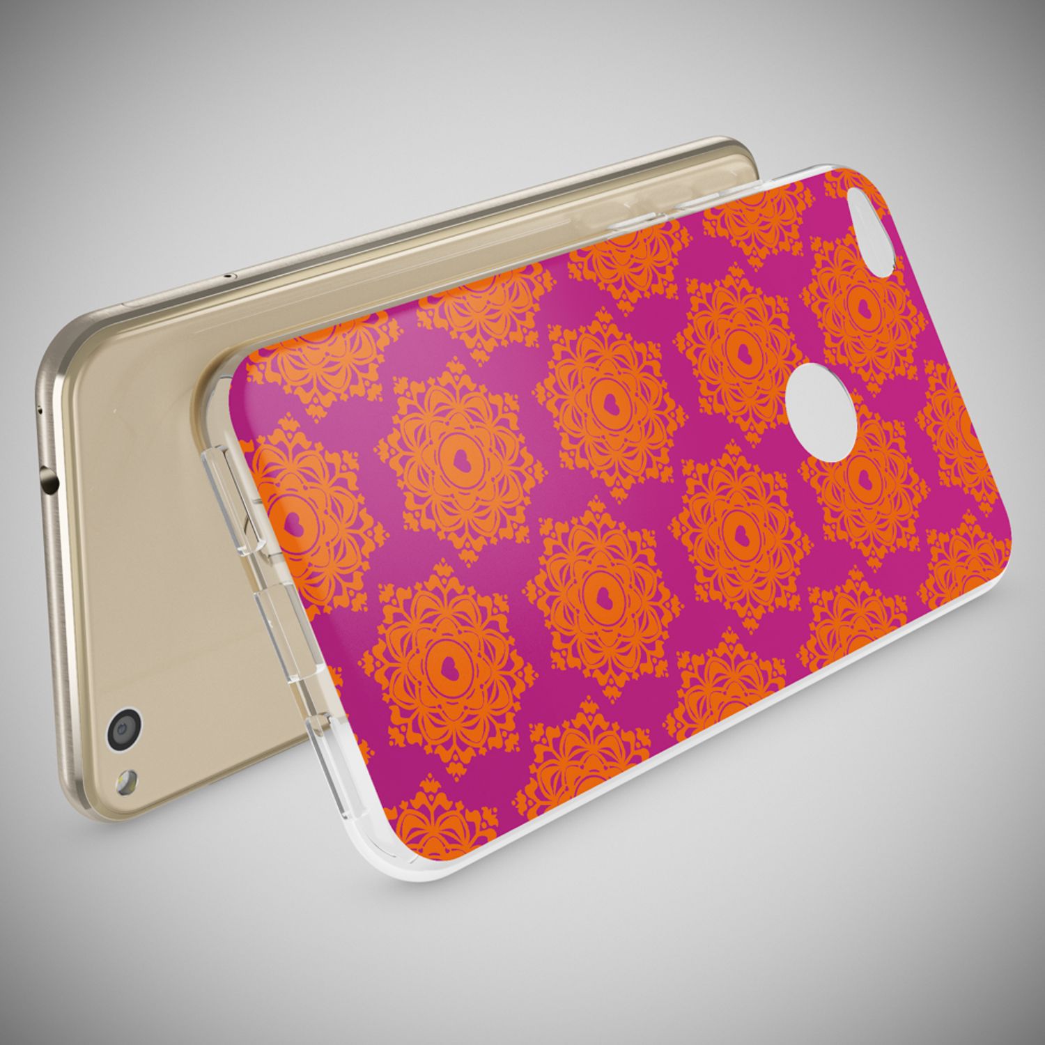 Huawei P8 Lite 2017 Hülle Handyhülle von NALIA, Slim Silikon Motiv Schutz Case Princess Pink NALIA