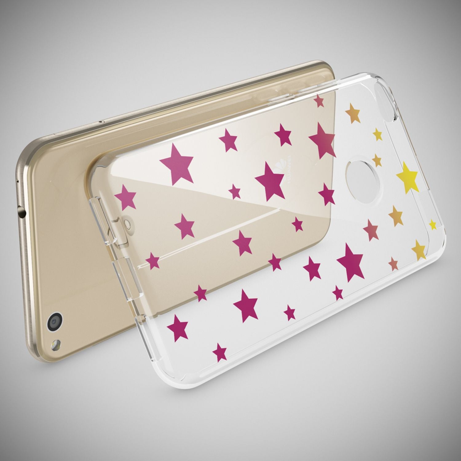 Huawei P8 Lite 2017 Hülle Handyhülle von NALIA, Slim Silikon Motiv Schutz Case Princess Pink NALIA